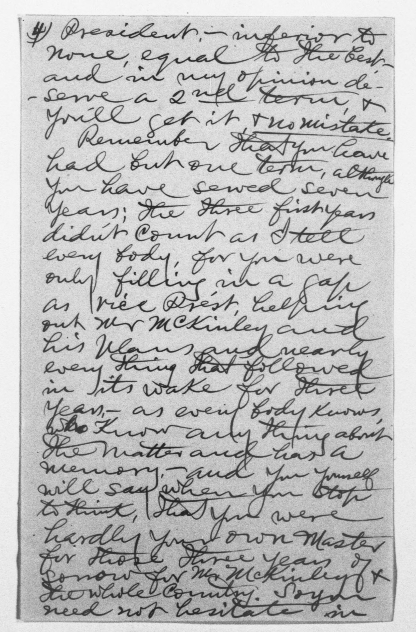 Scanned image of the current content page