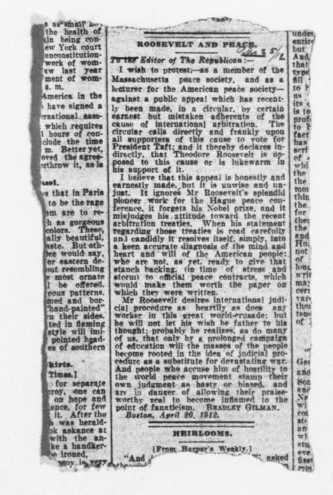 Scanned image of the current content page