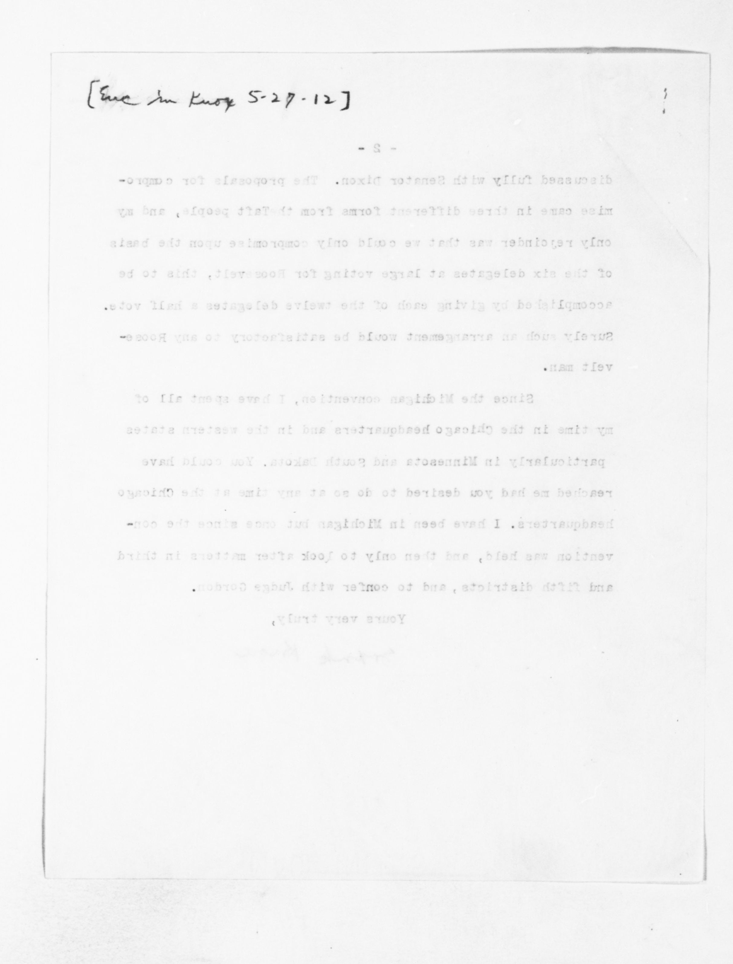 Scanned image of the current content page