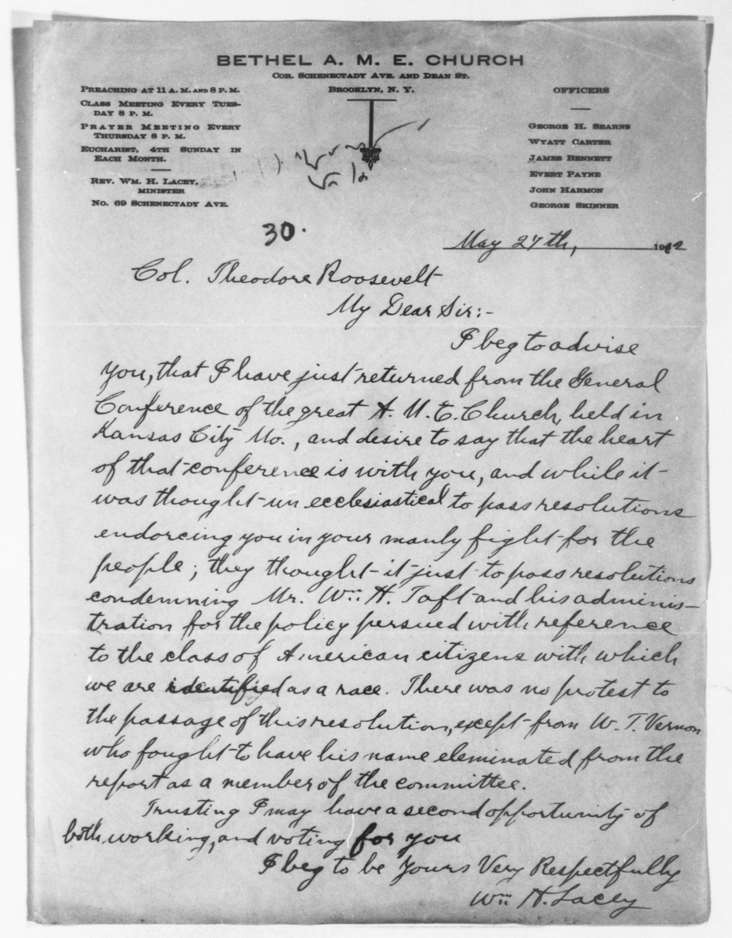 Scanned image of the current content page