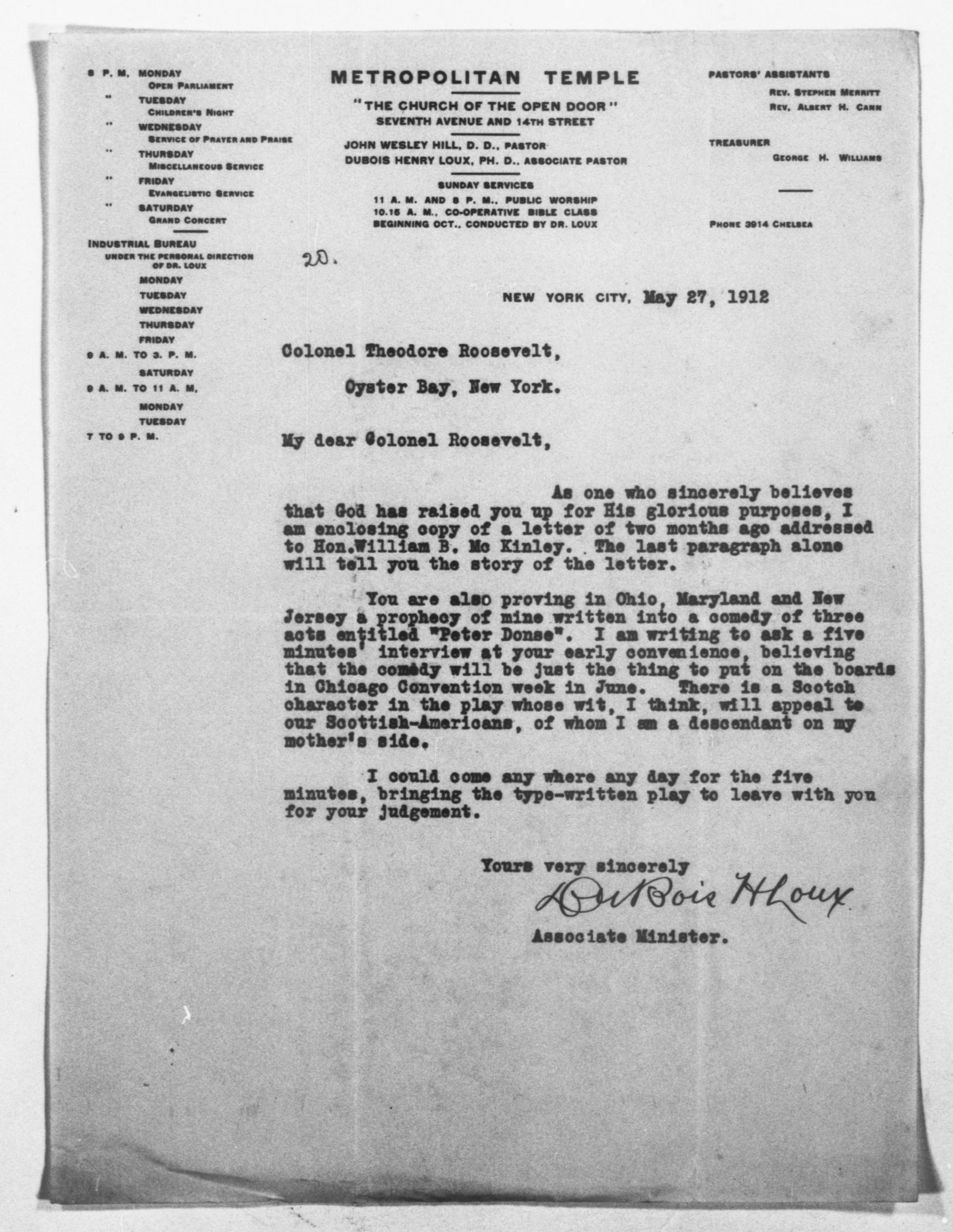 Scanned image of the current content page