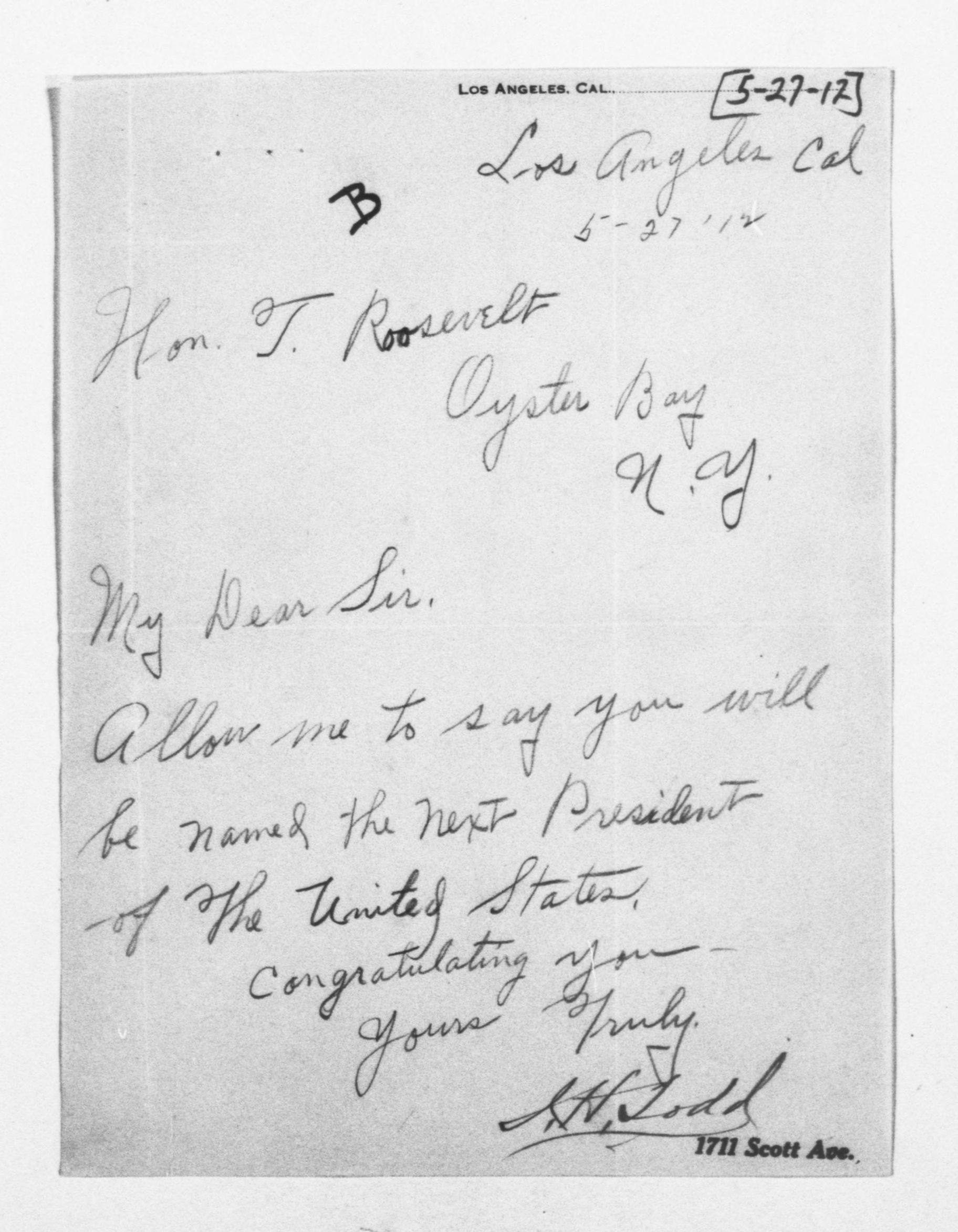 Scanned image of the current content page