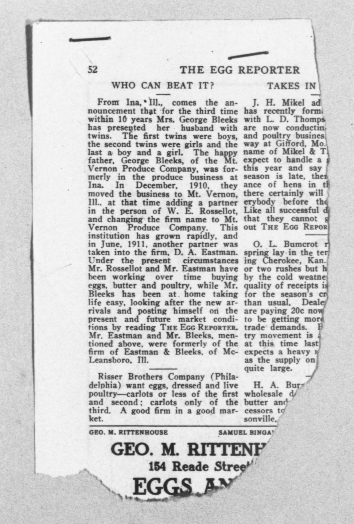 Scanned image of the current content page