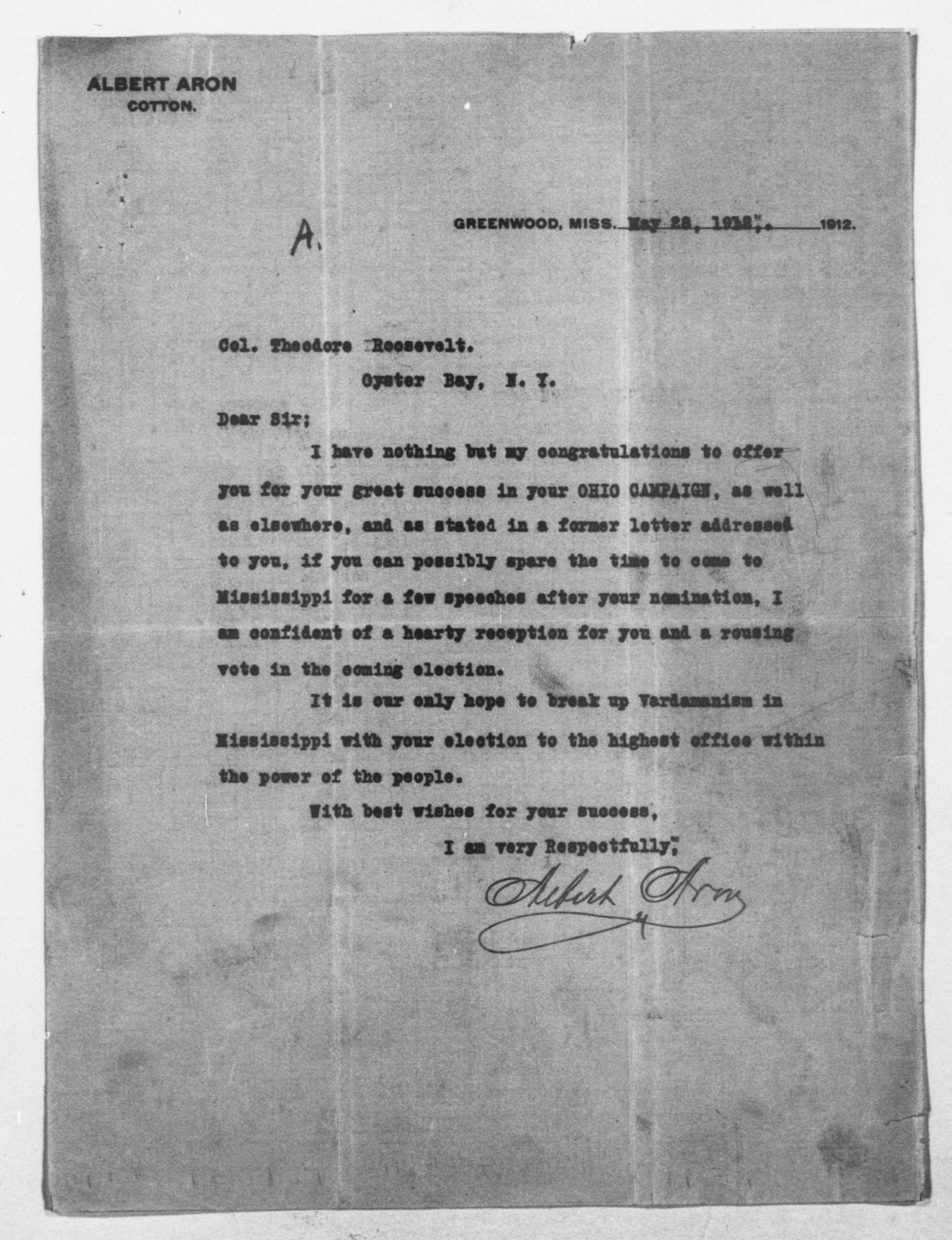 Scanned image of the current content page