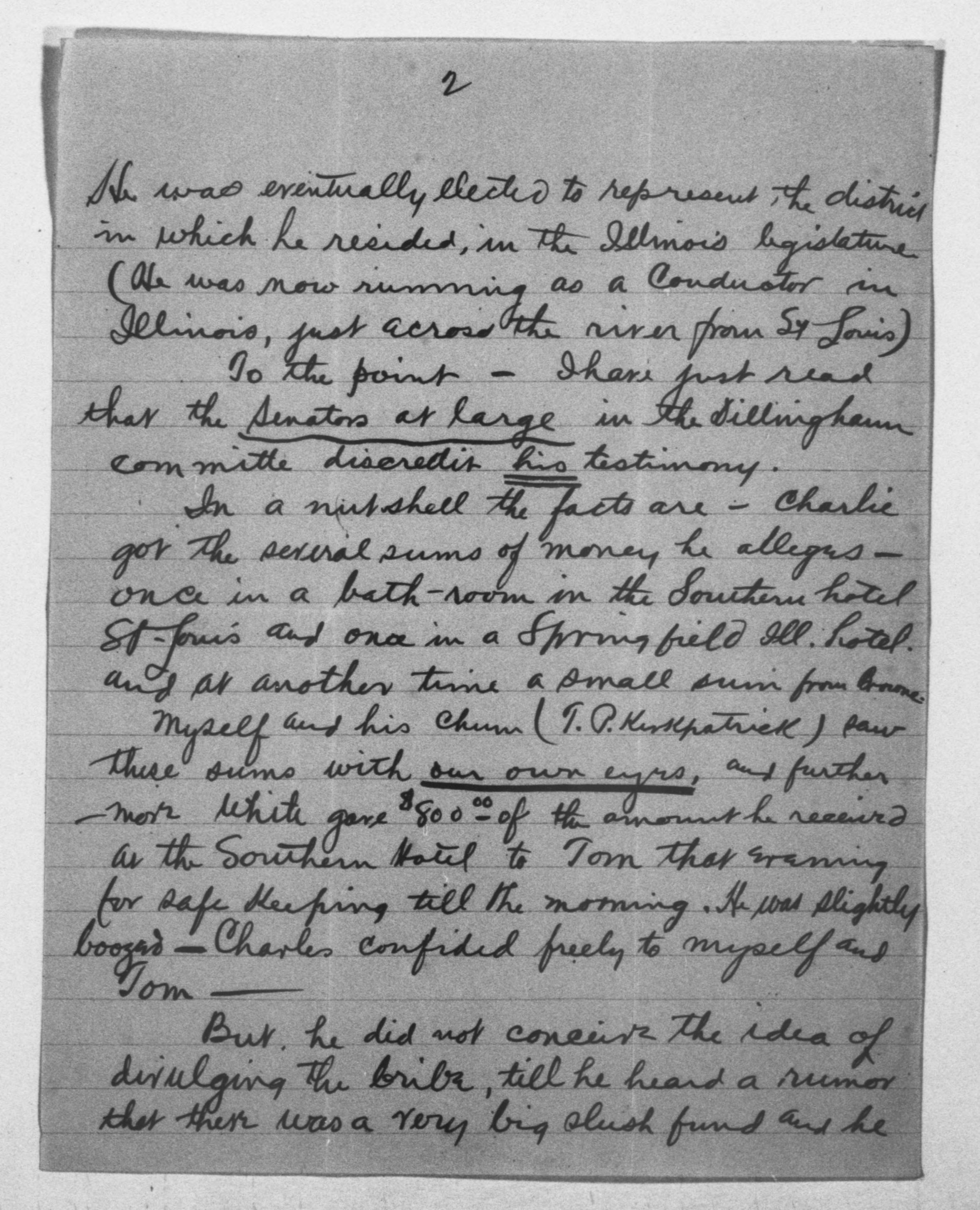 Scanned image of the current content page