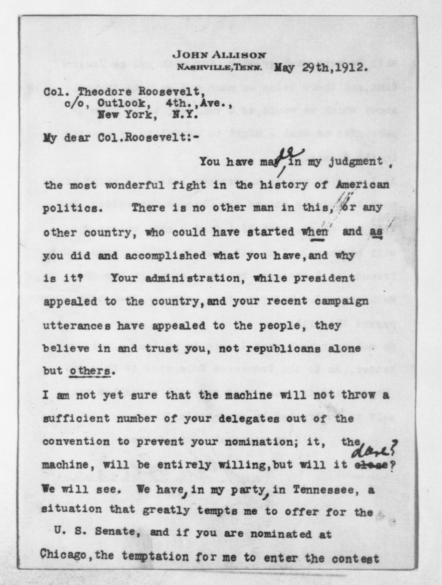 Scanned image of the current content page