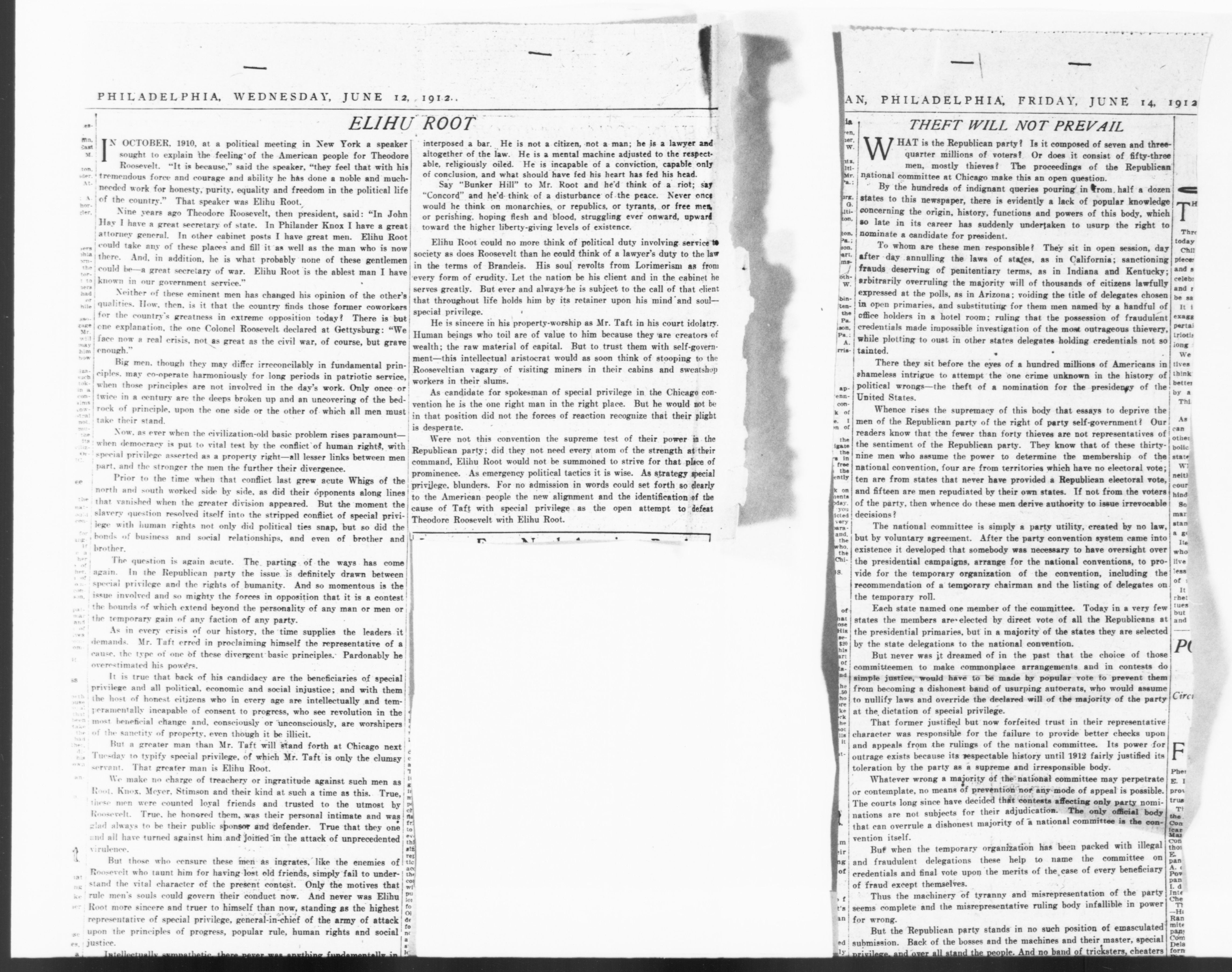 Scanned image of the current content page
