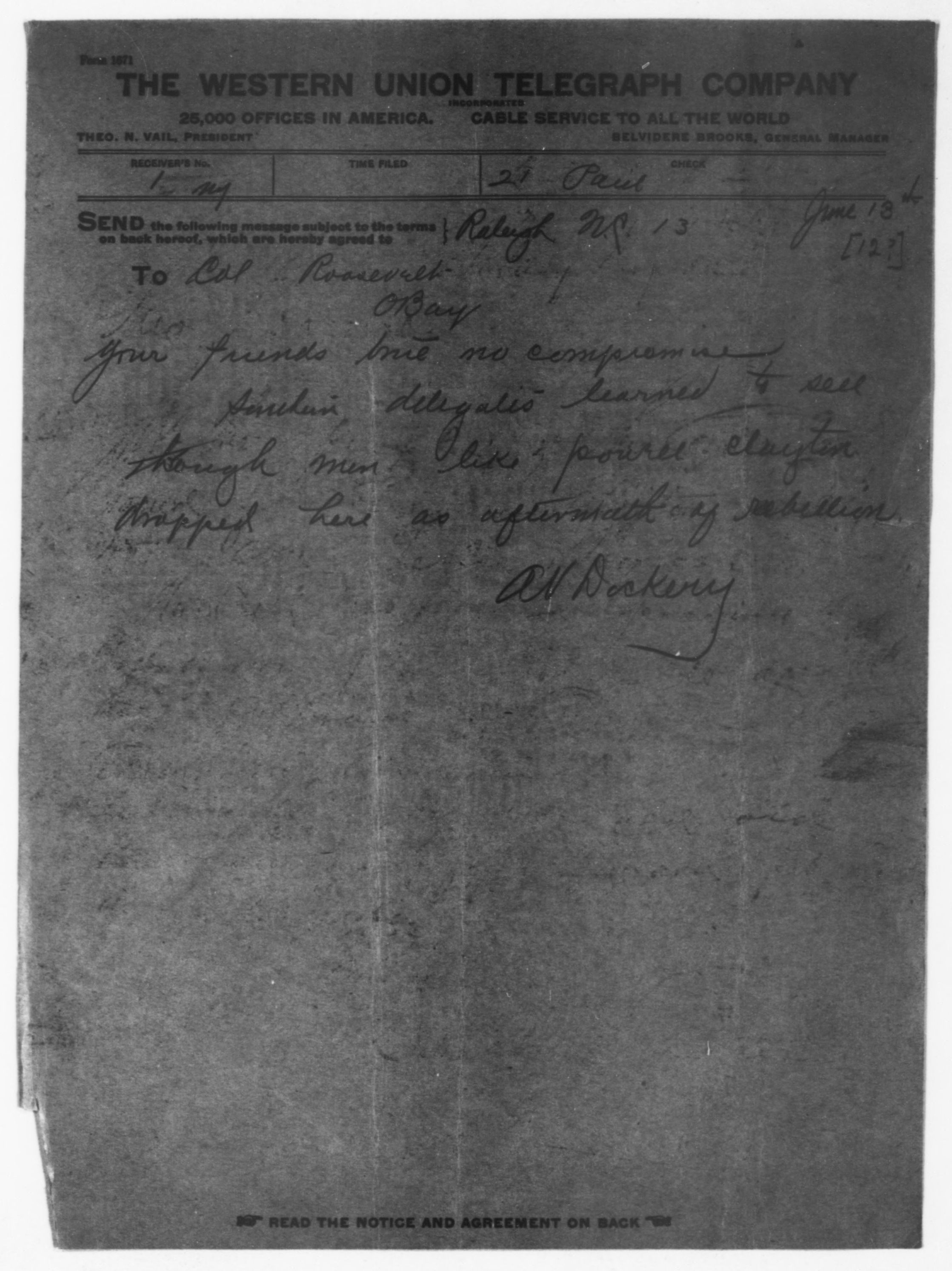 Scanned image of the current content page