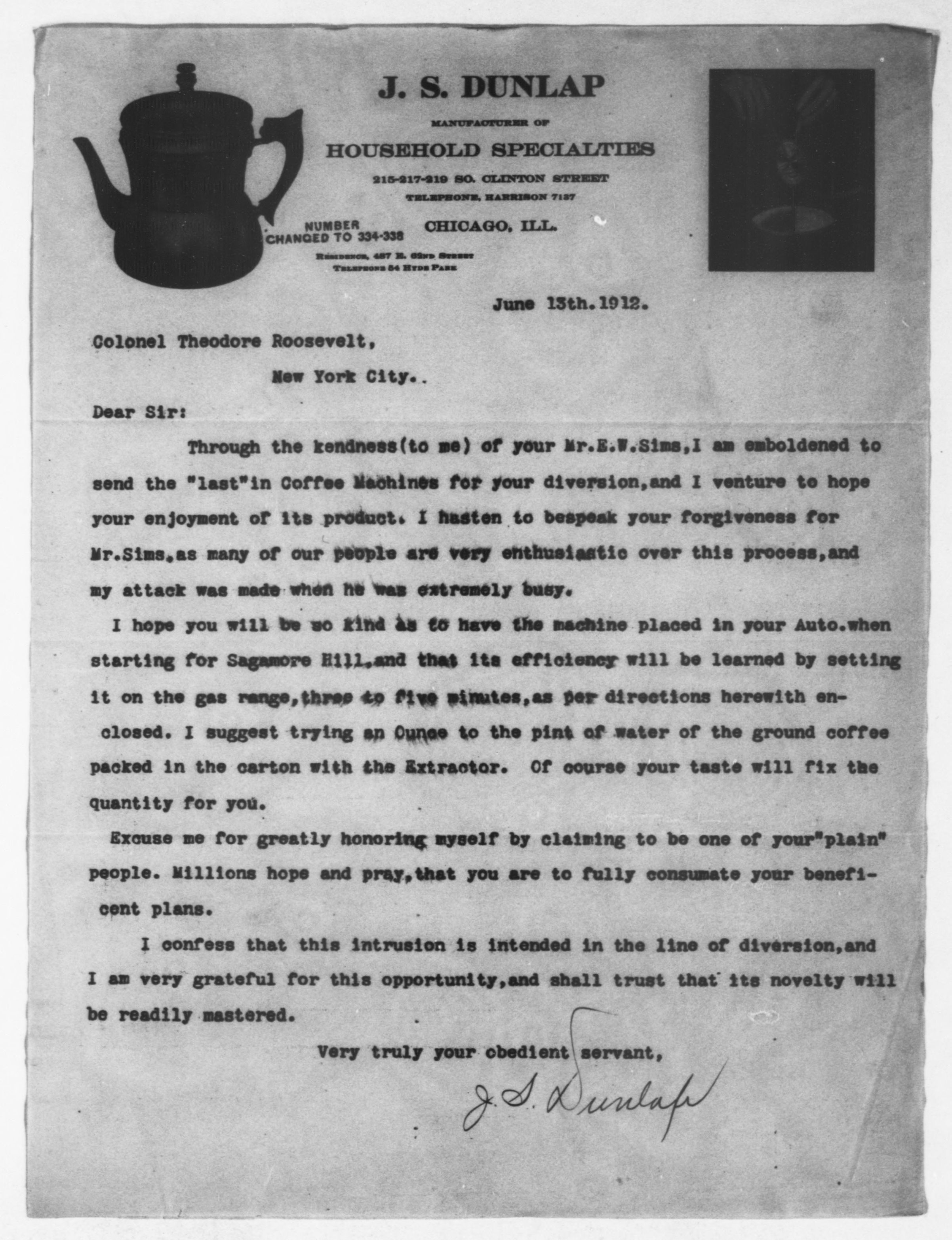 Scanned image of the current content page