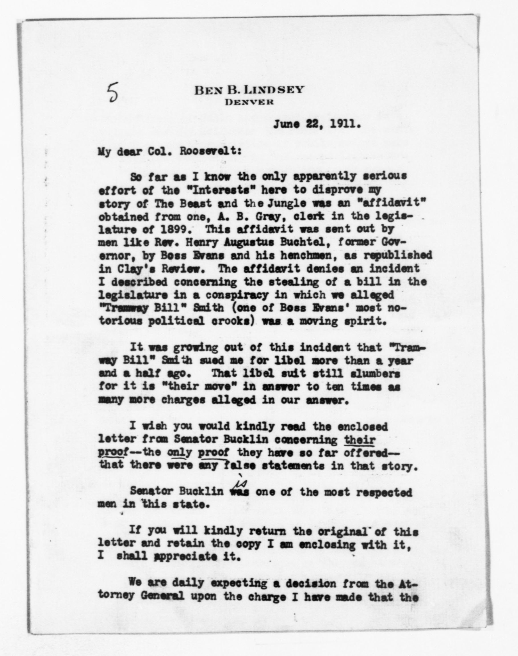 Scanned image of the current content page