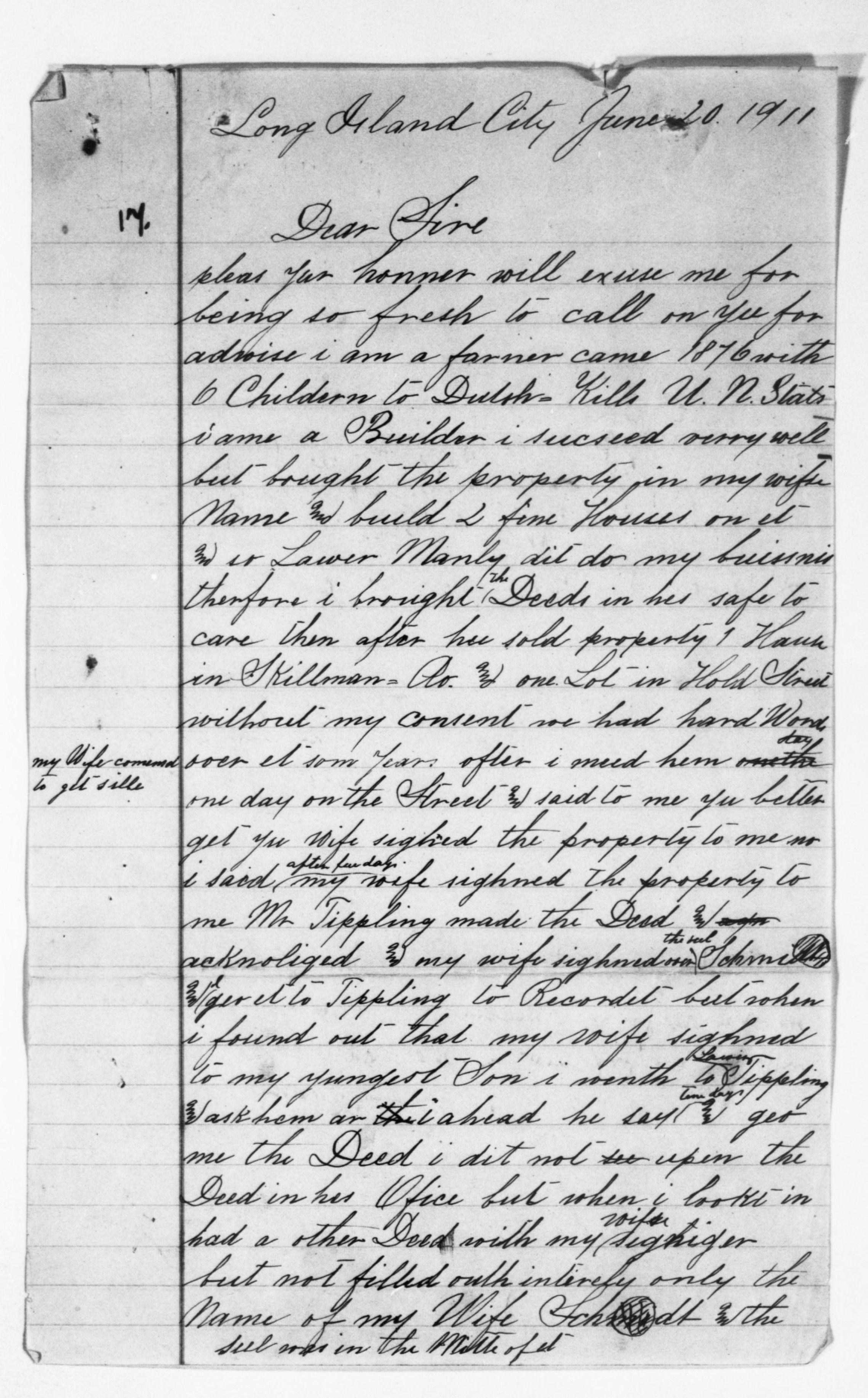 Scanned image of the current content page