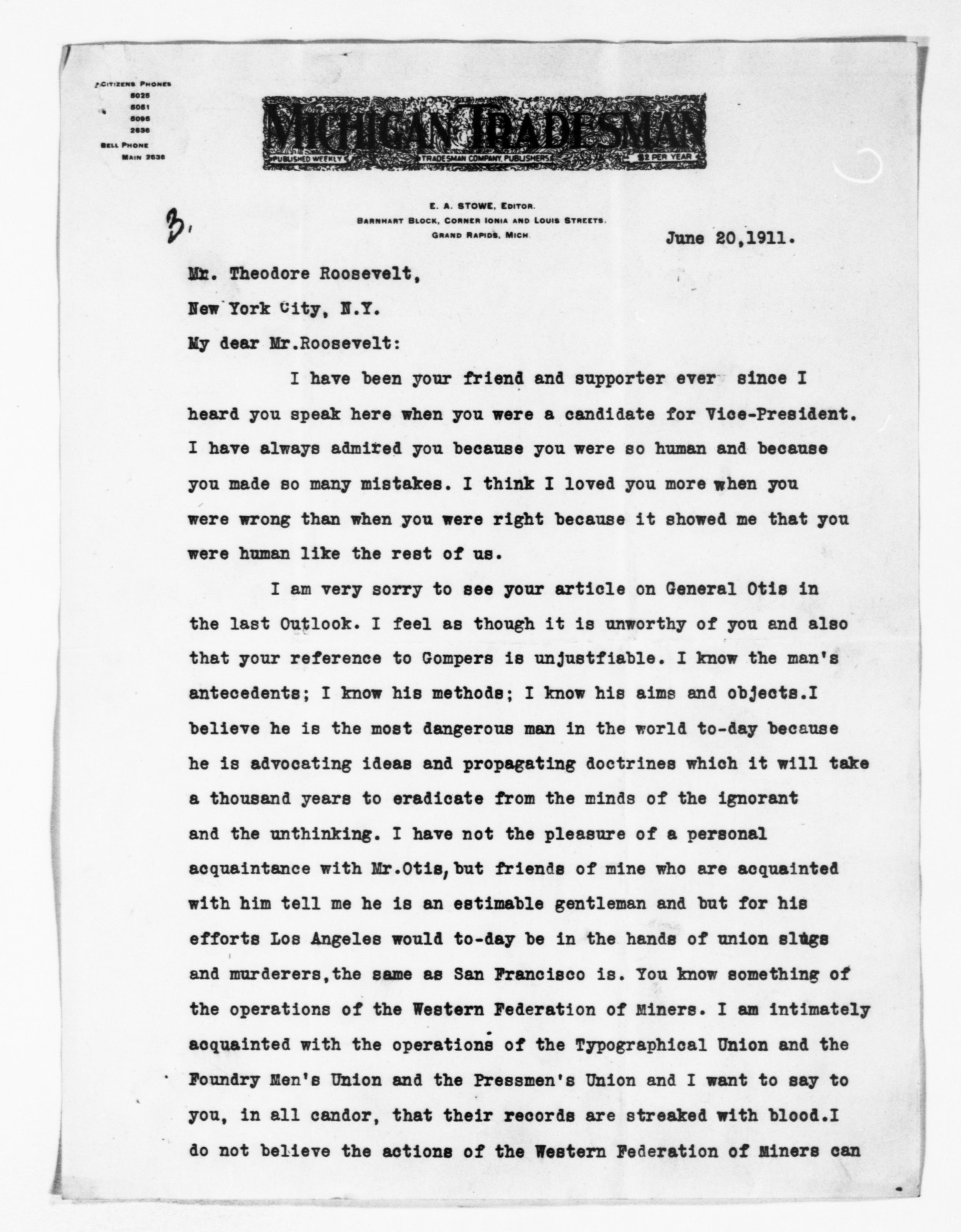 Scanned image of the current content page