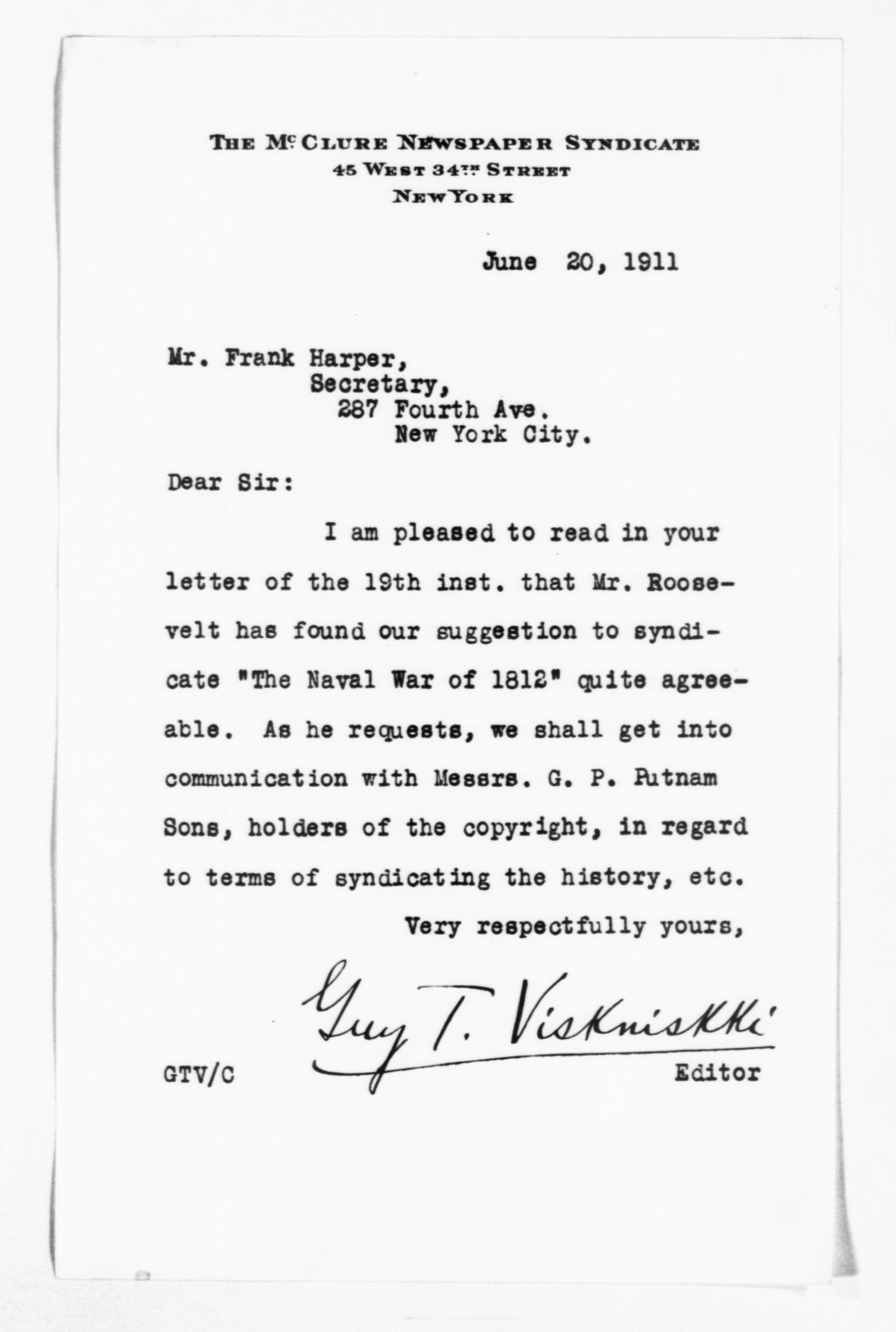 Scanned image of the current content page