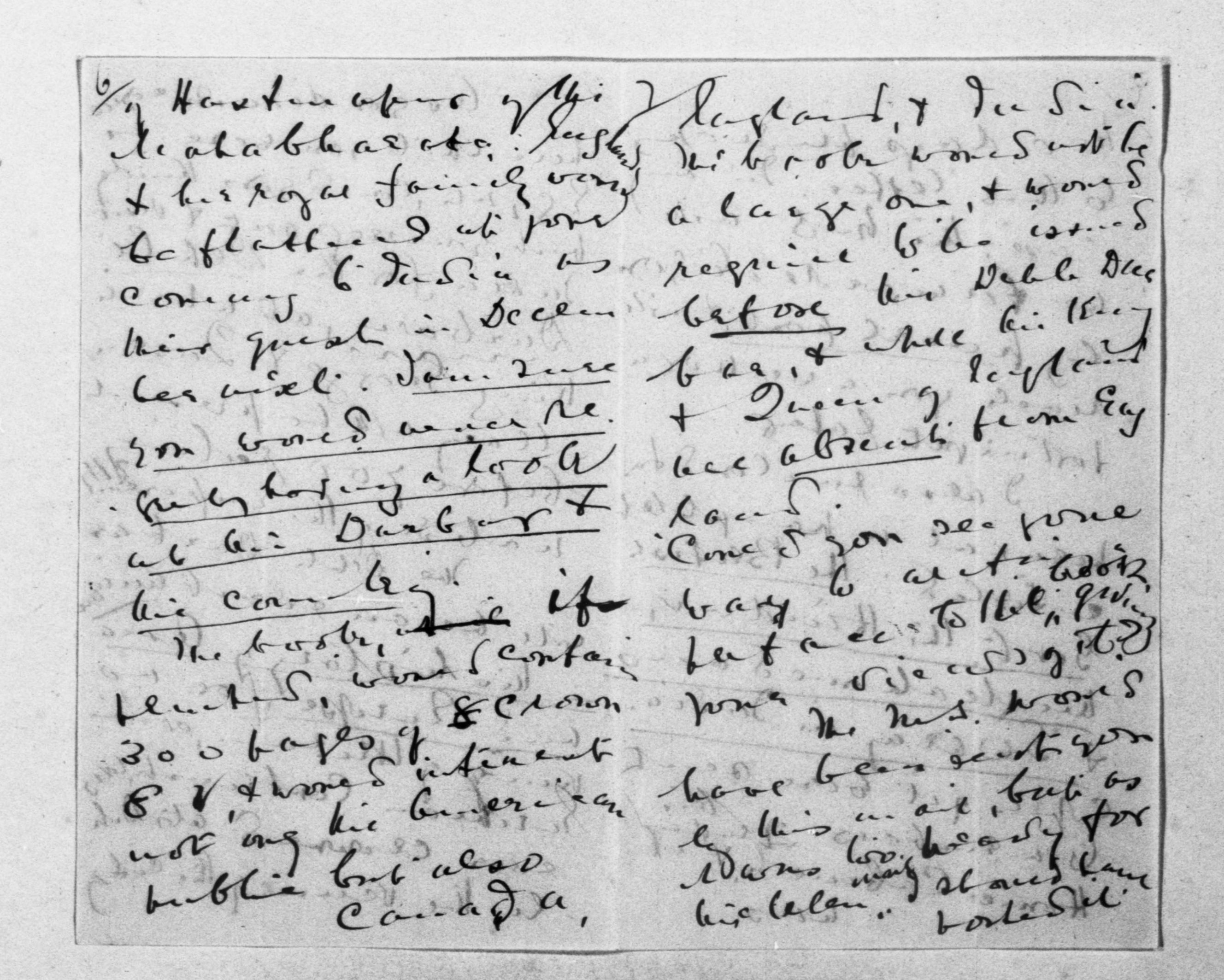 Scanned image of the current content page