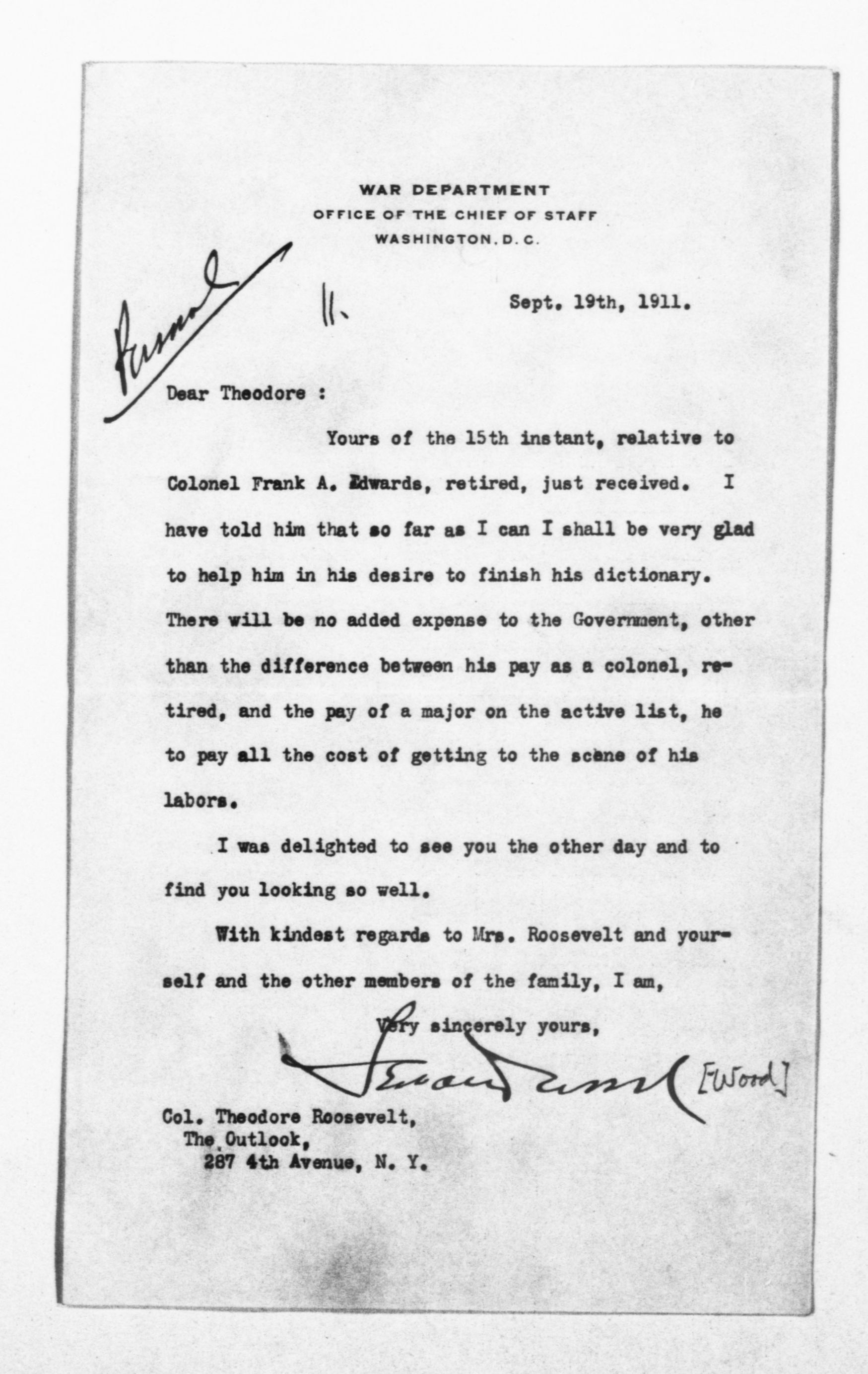 Scanned image of the current content page