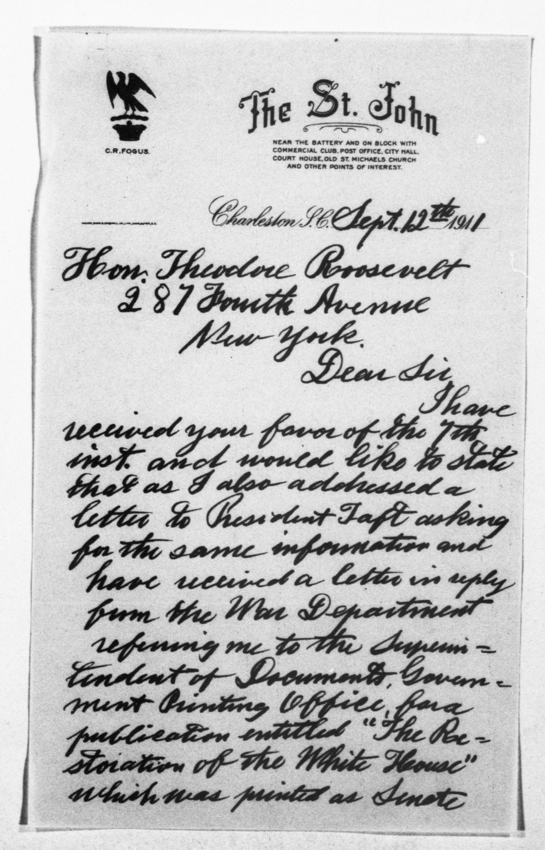 Scanned image of the current content page