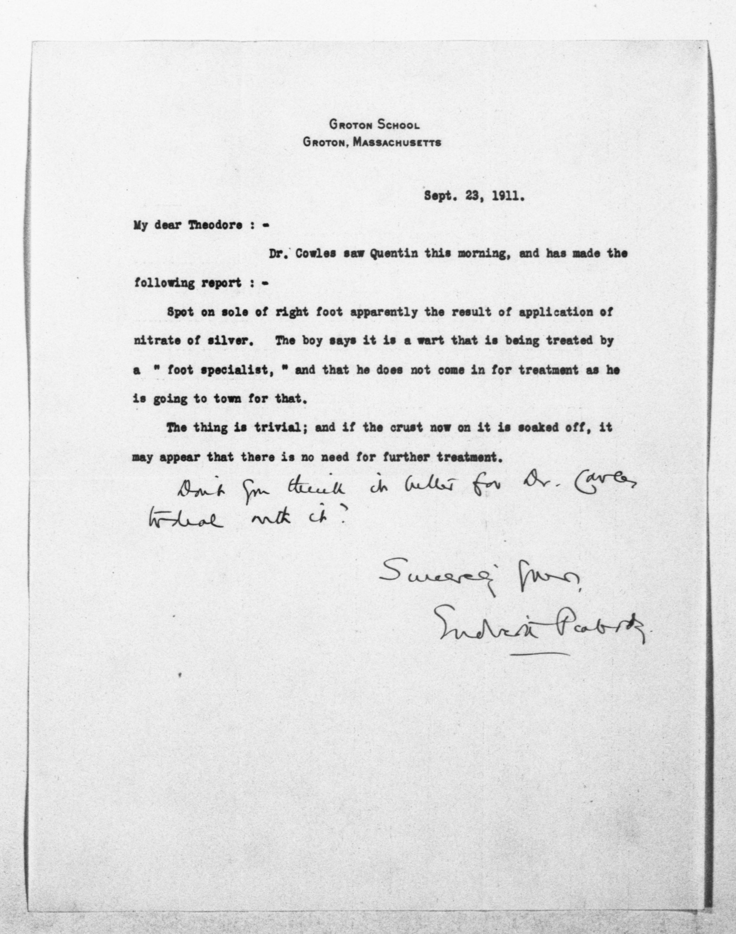 Scanned image of the current content page