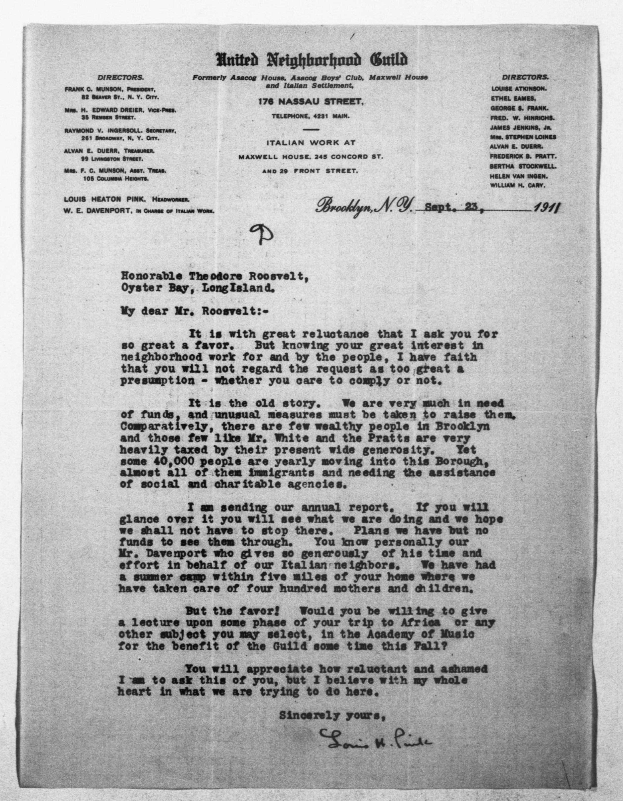 Scanned image of the current content page