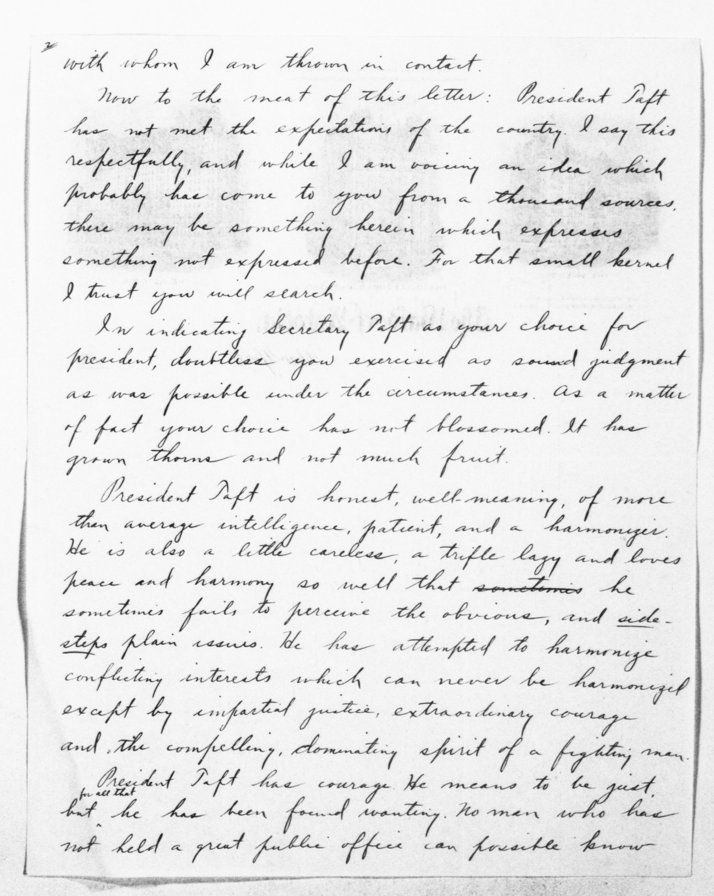 Scanned image of the current content page