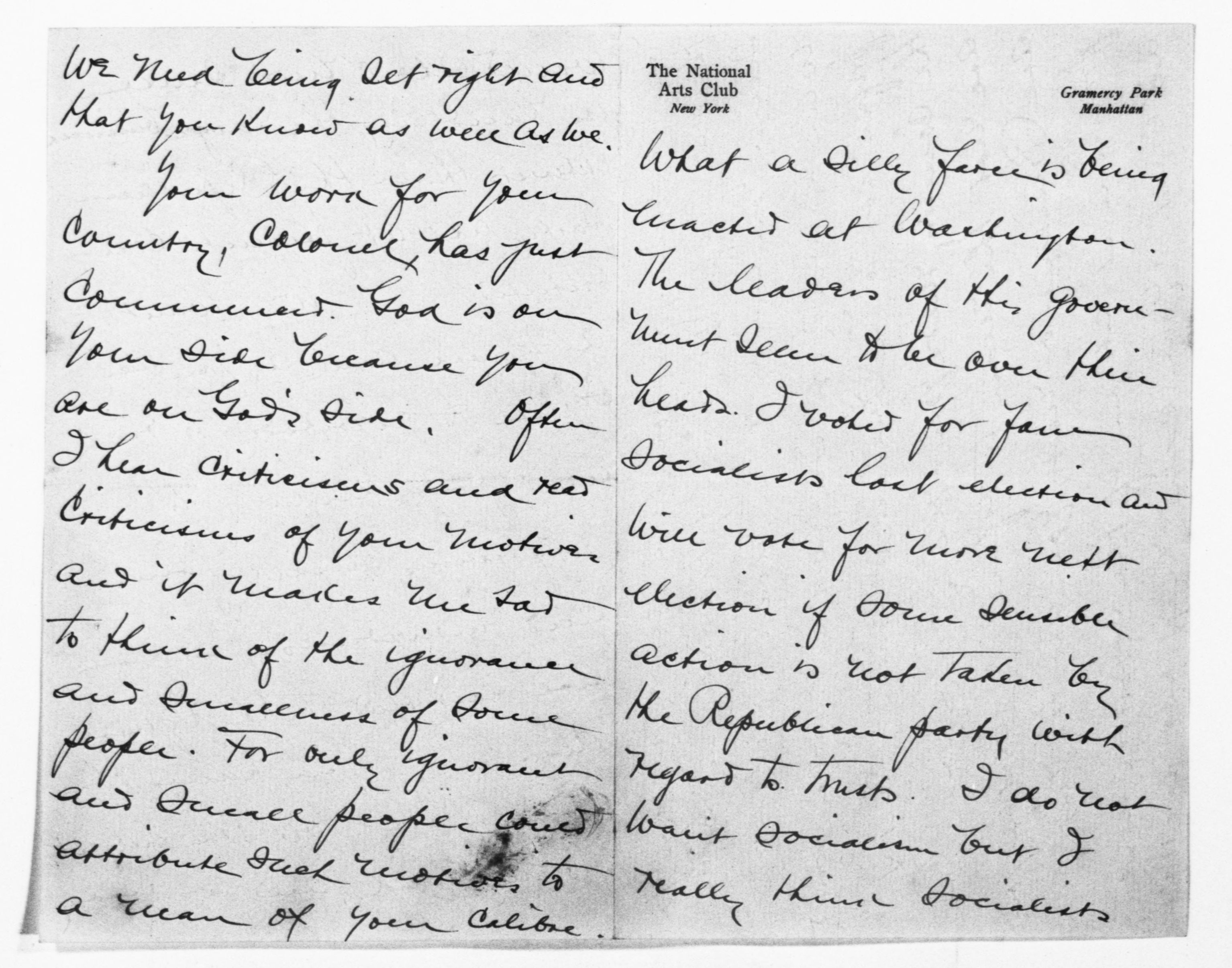 Scanned image of the current content page