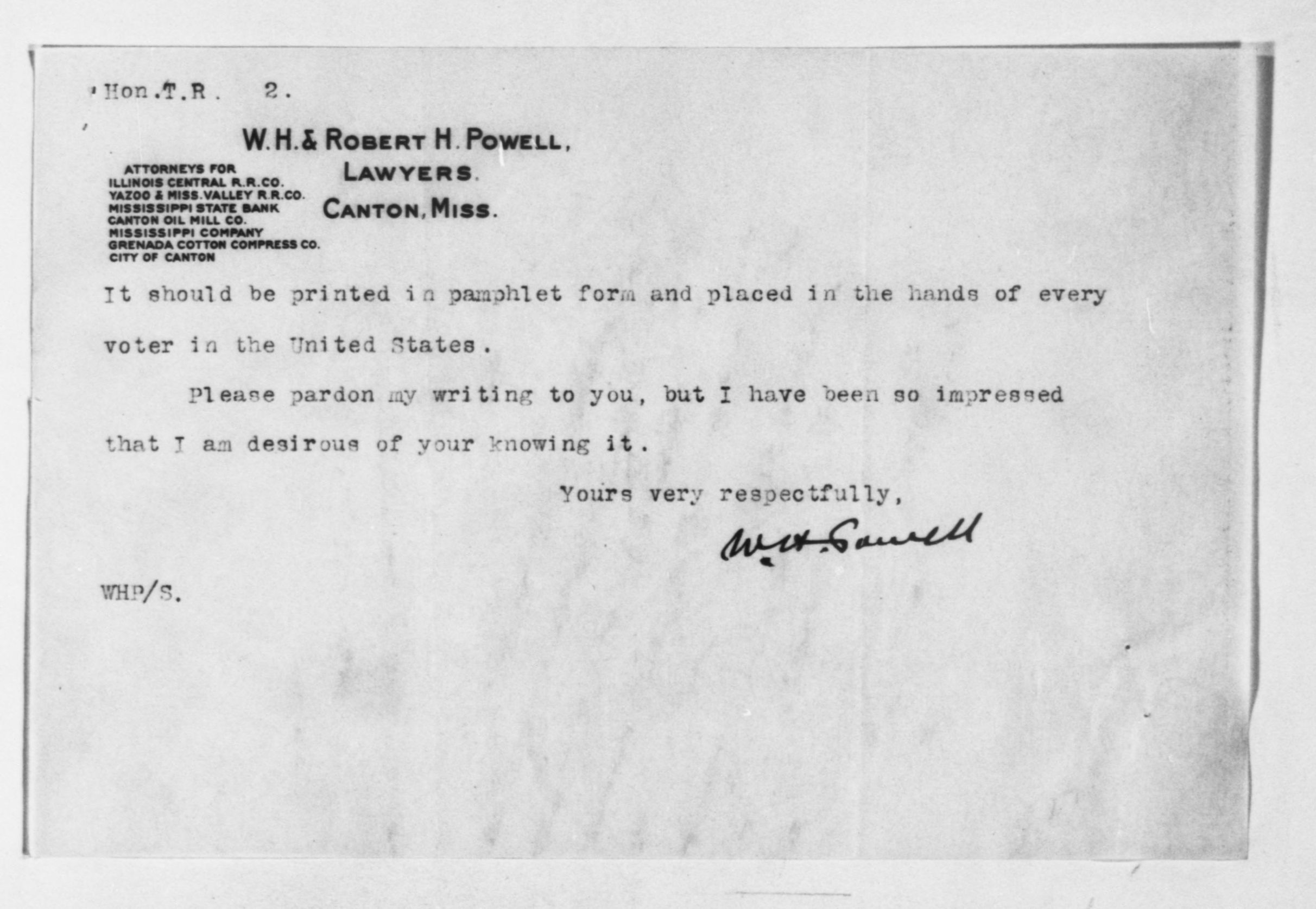 Scanned image of the current content page