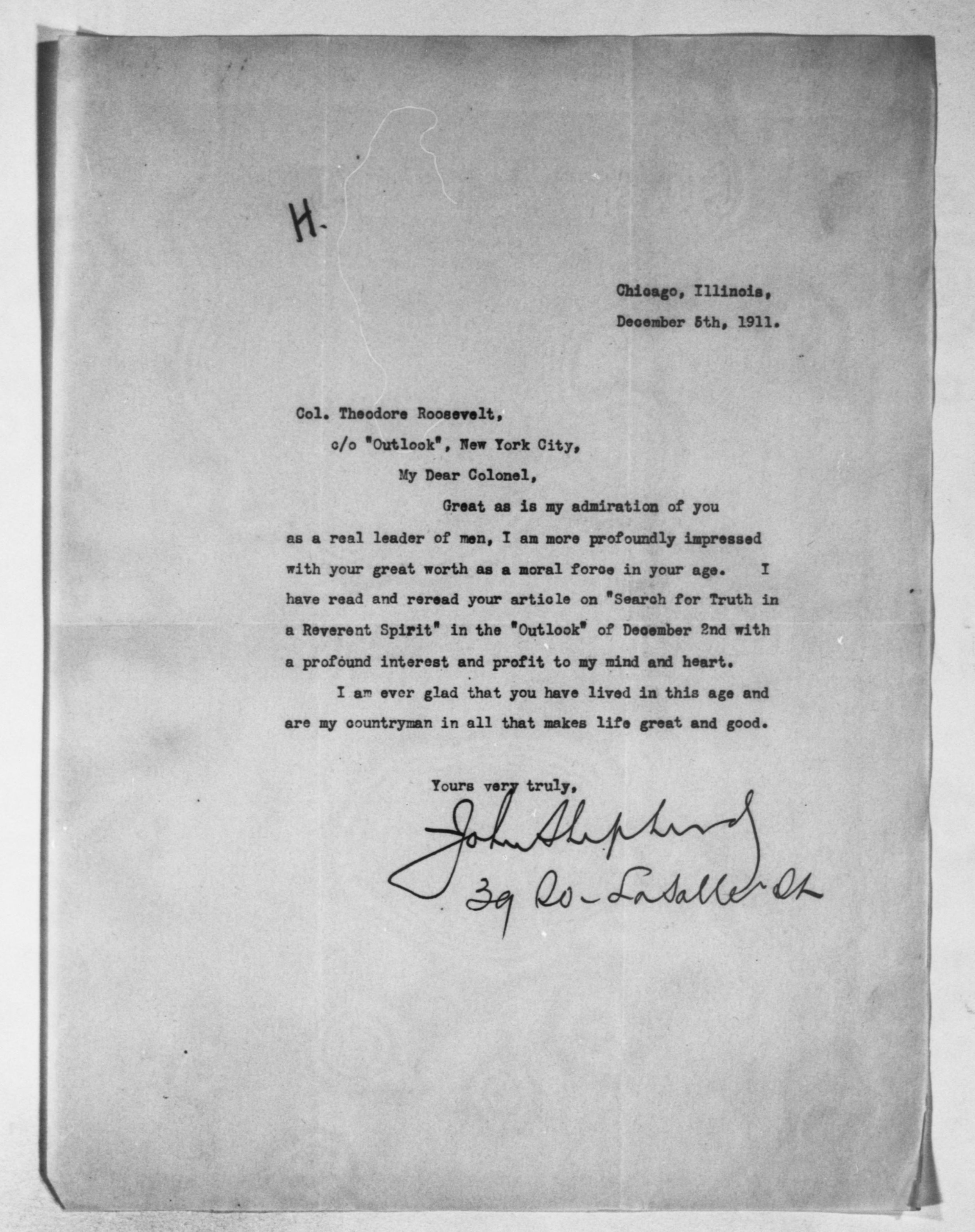 Scanned image of the current content page