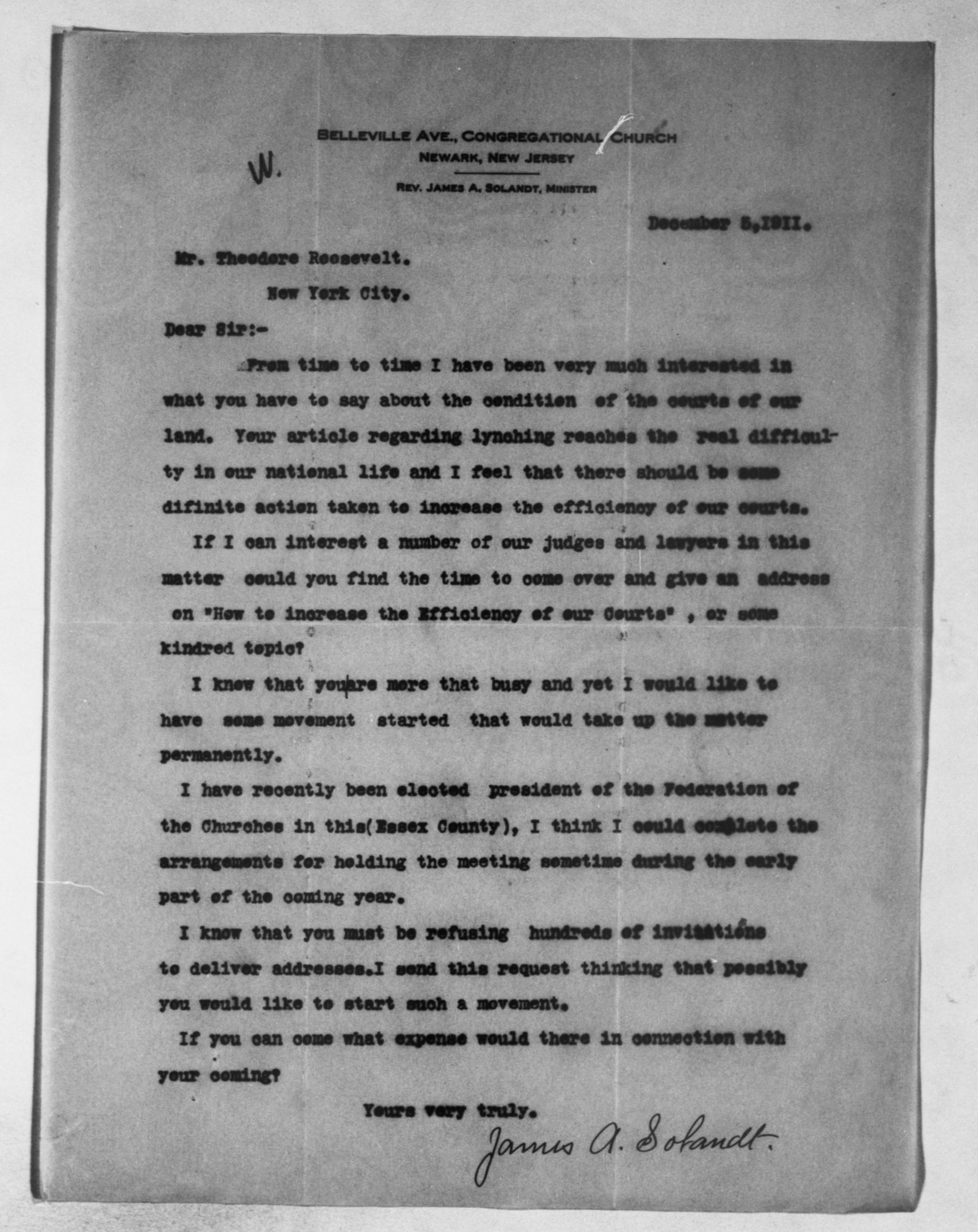 Scanned image of the current content page