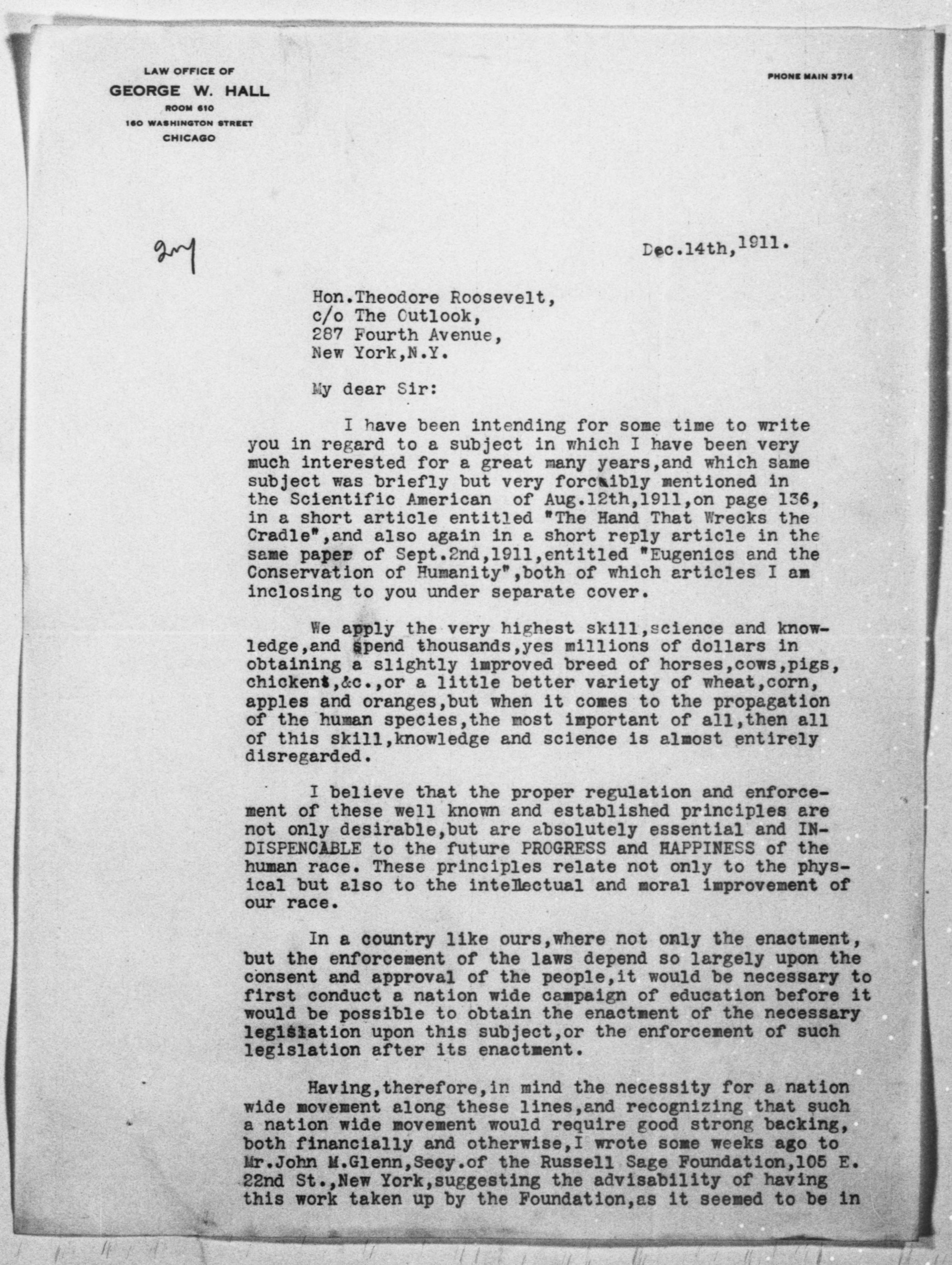 Scanned image of the current content page