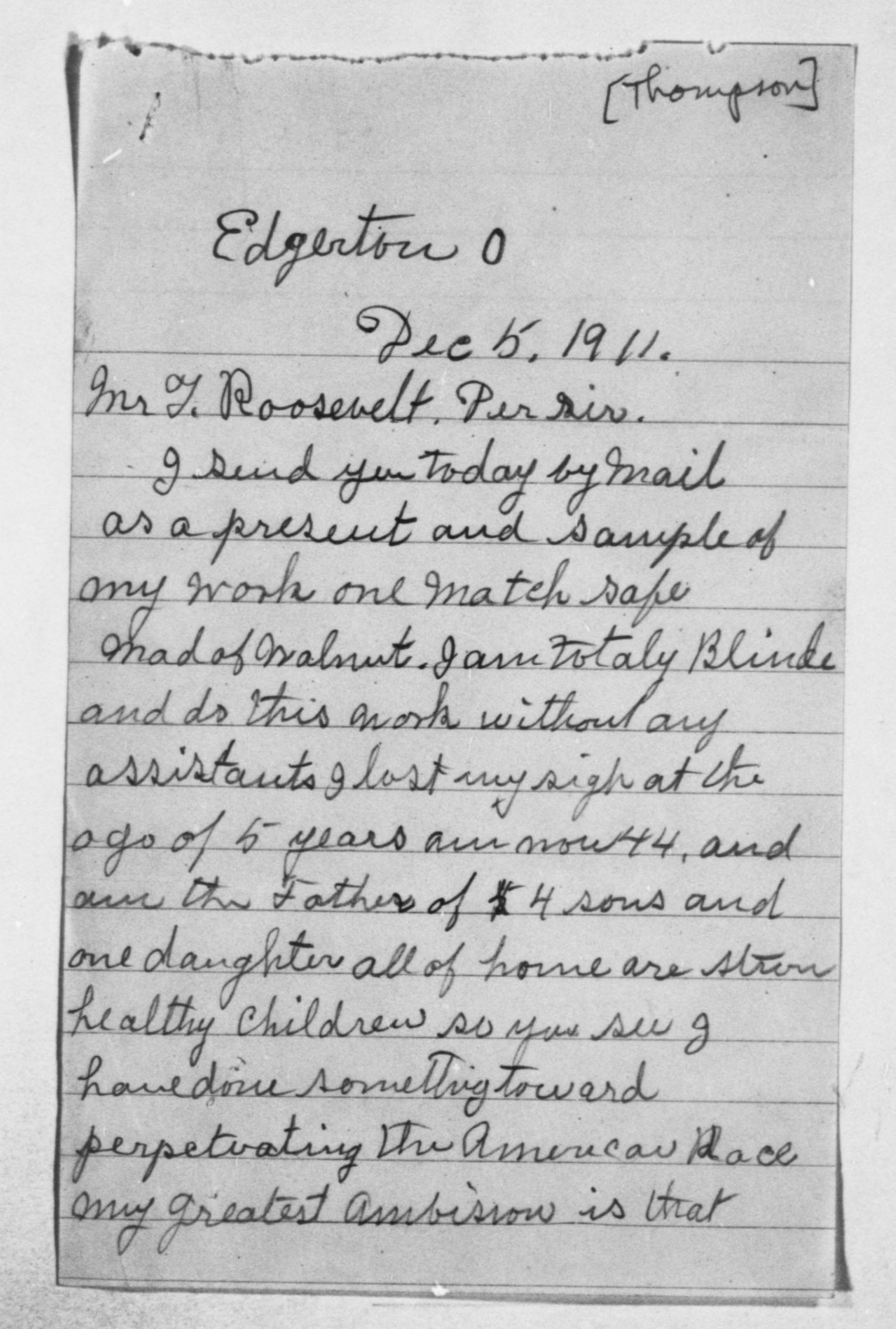 Scanned image of the current content page