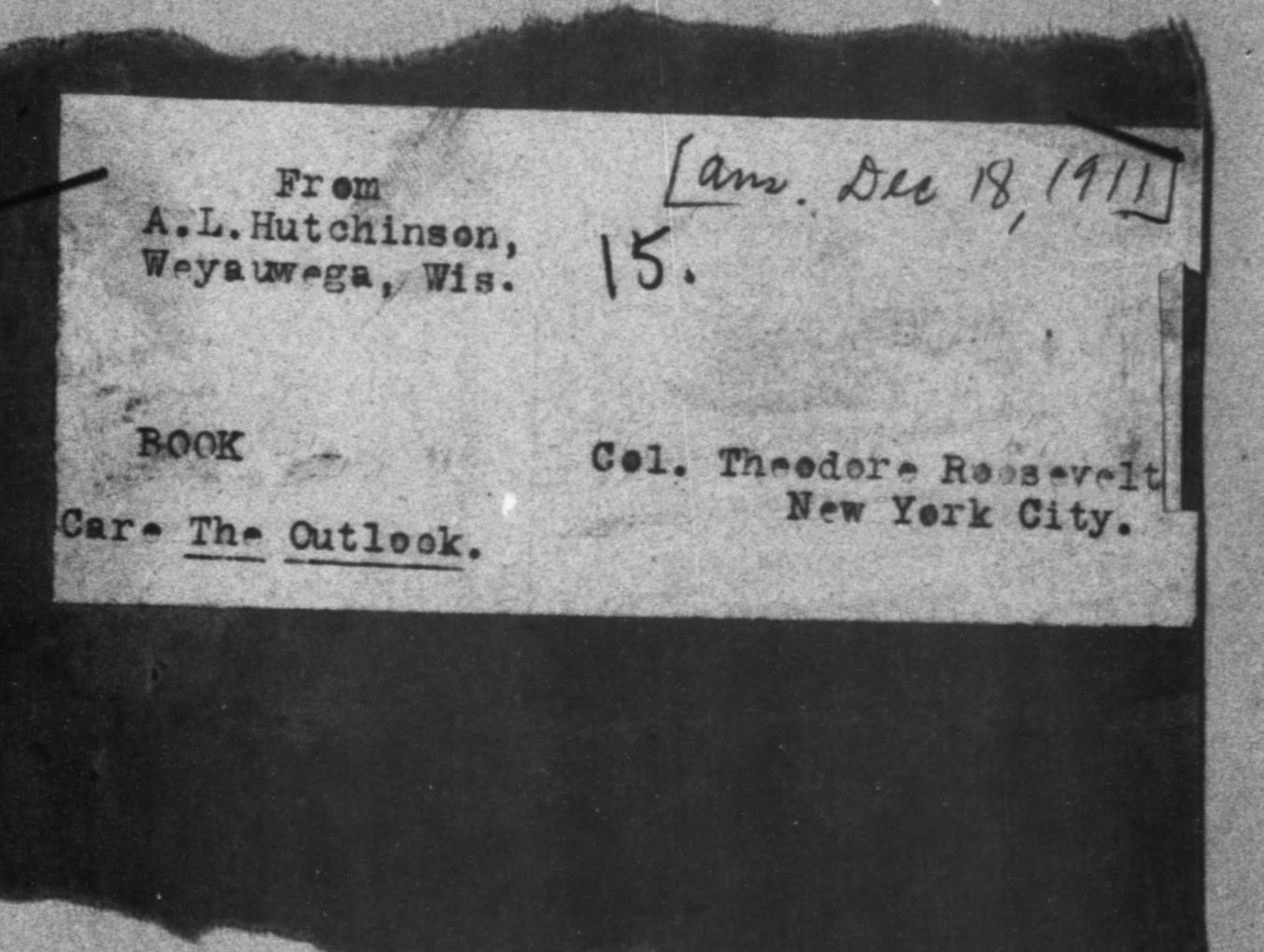 Scanned image of the current content page