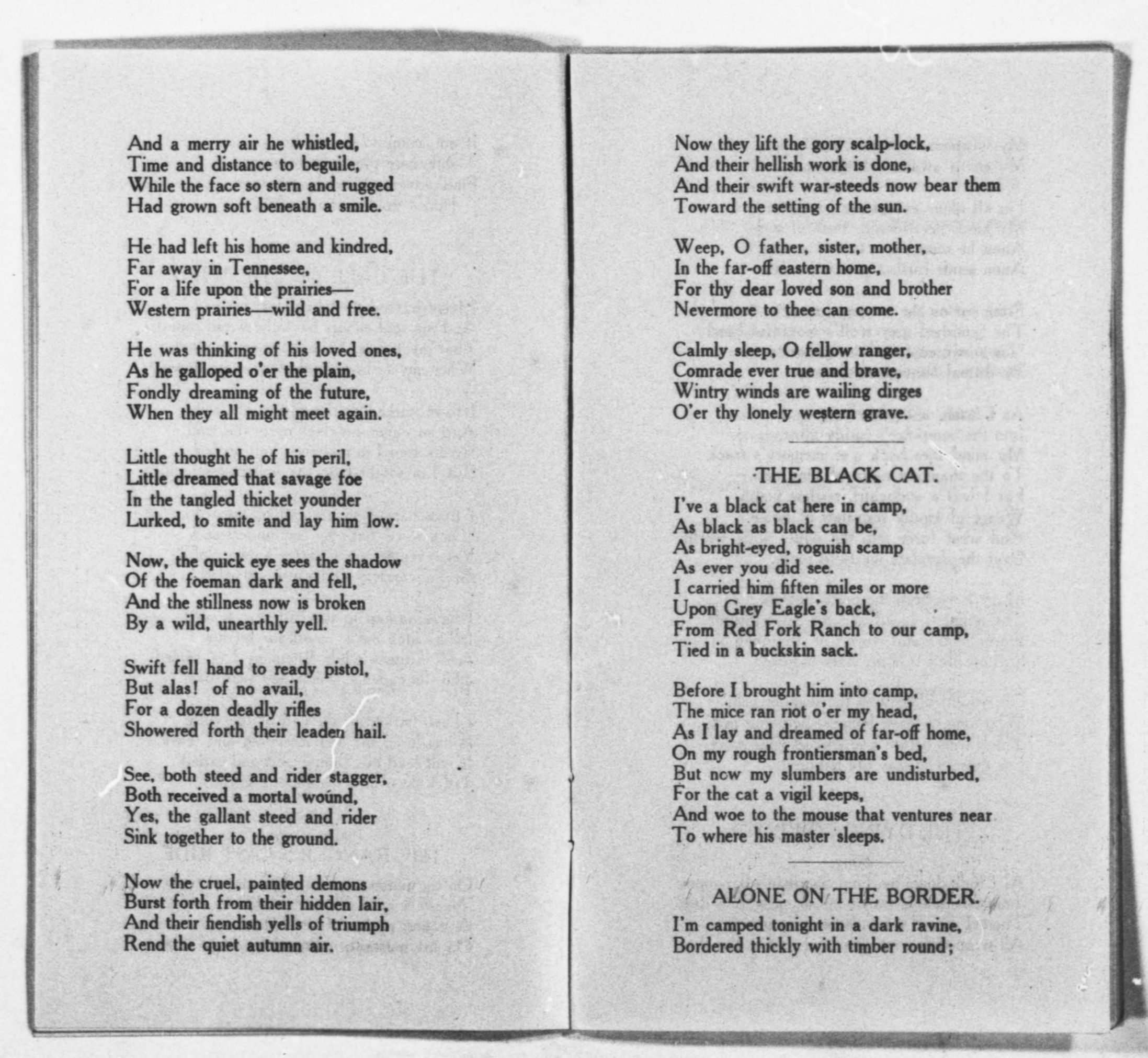 Scanned image of the current content page