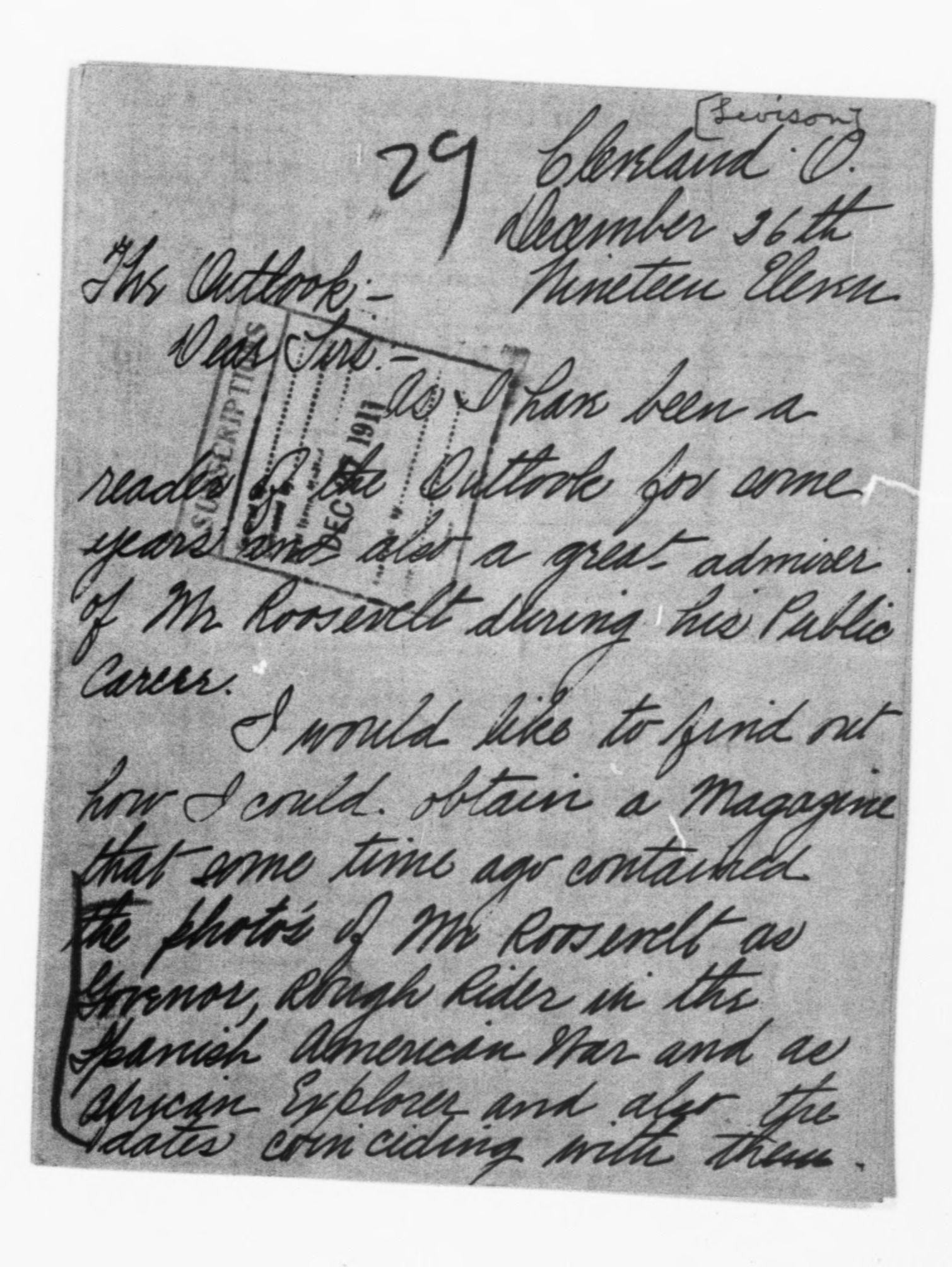 Scanned image of the current content page