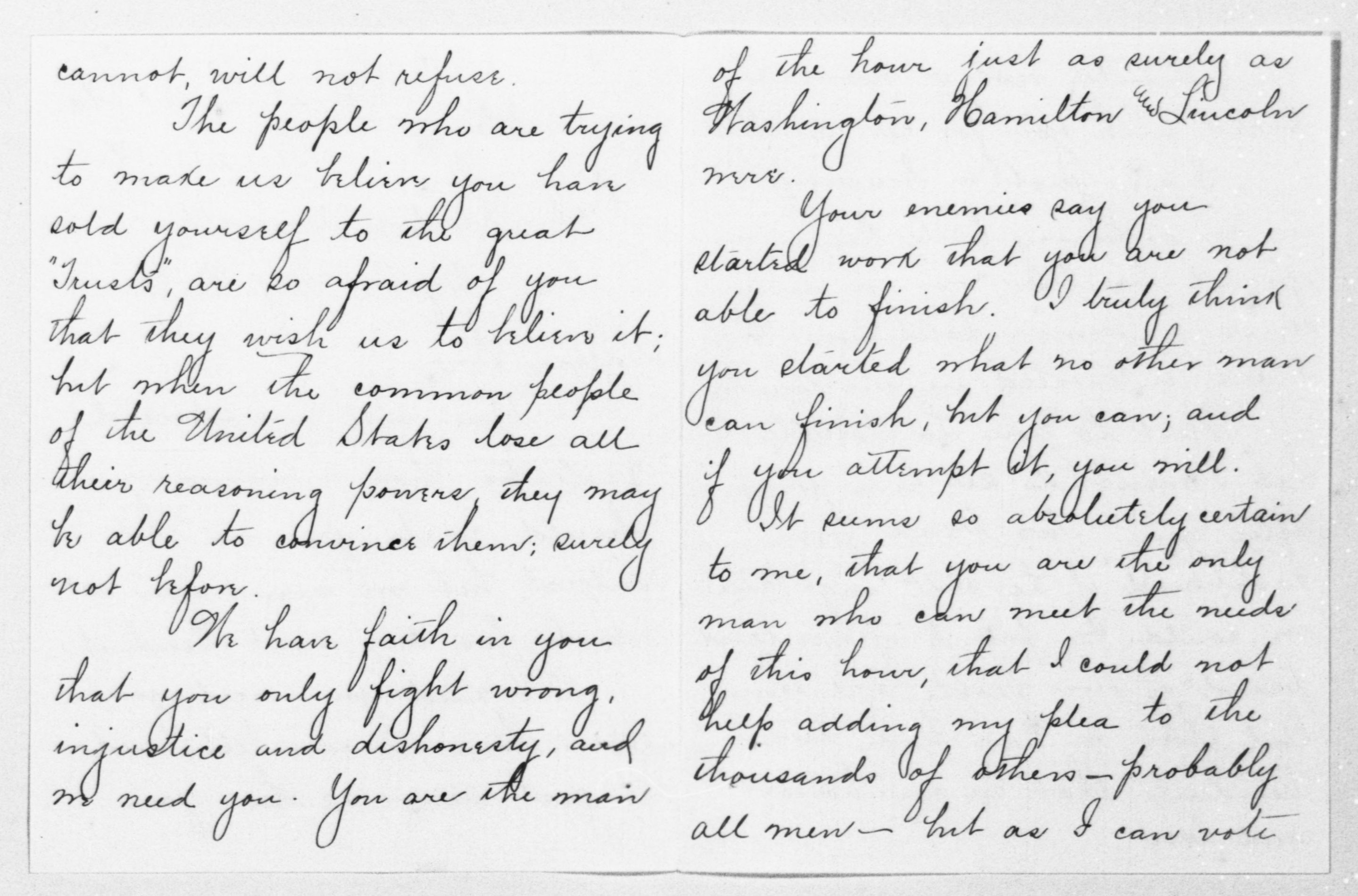 Scanned image of the current content page