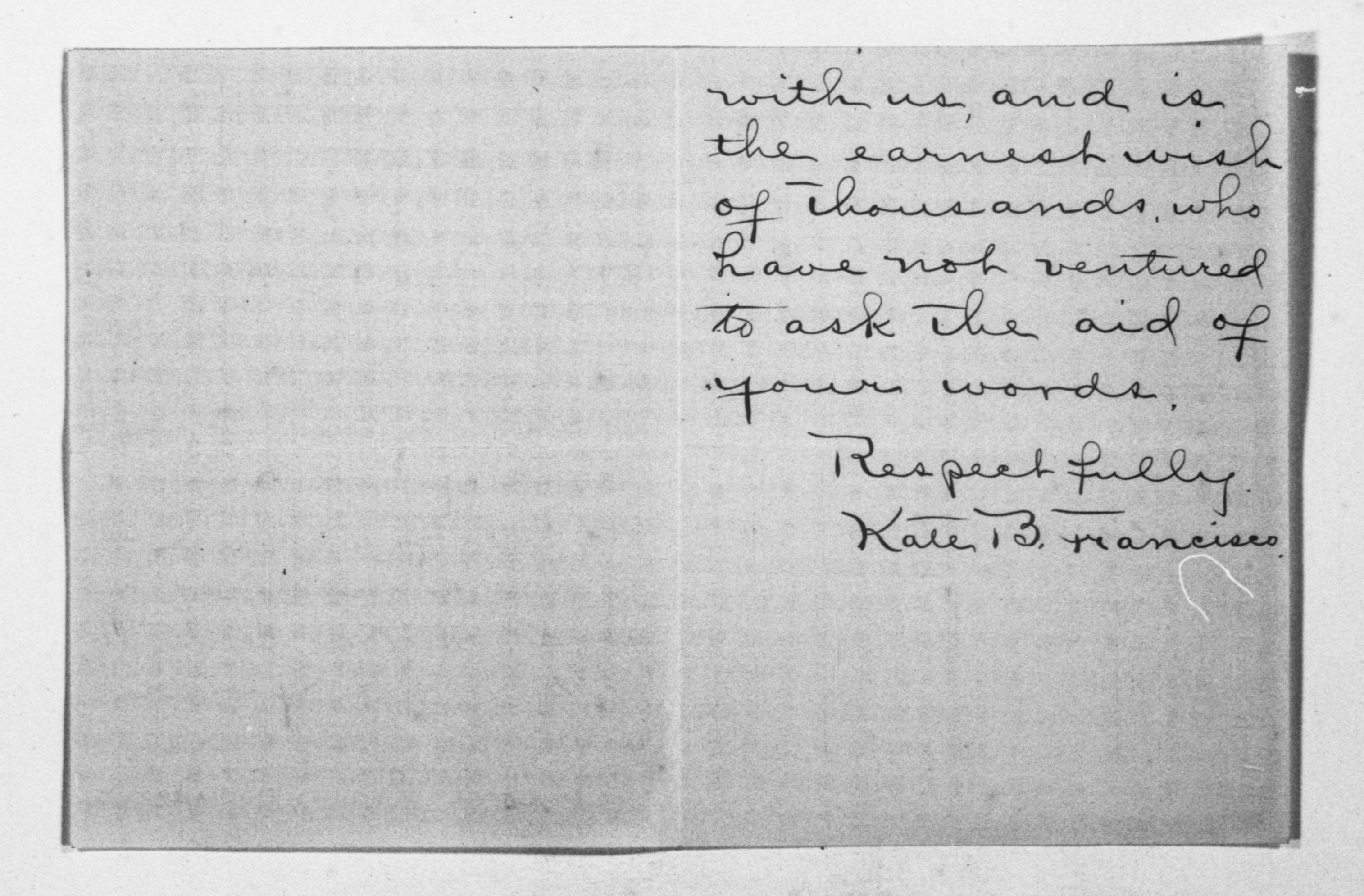 Scanned image of the current content page