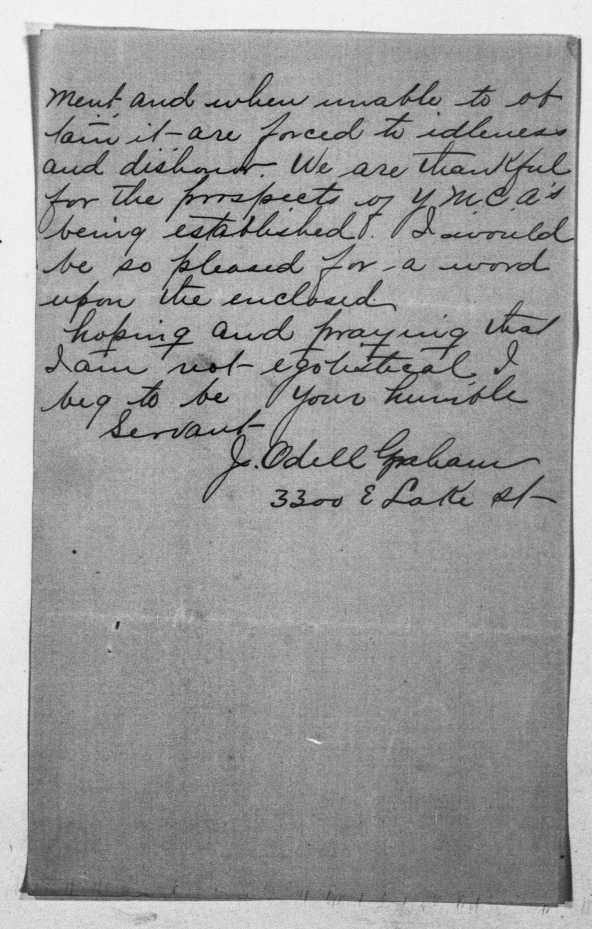 Scanned image of the current content page