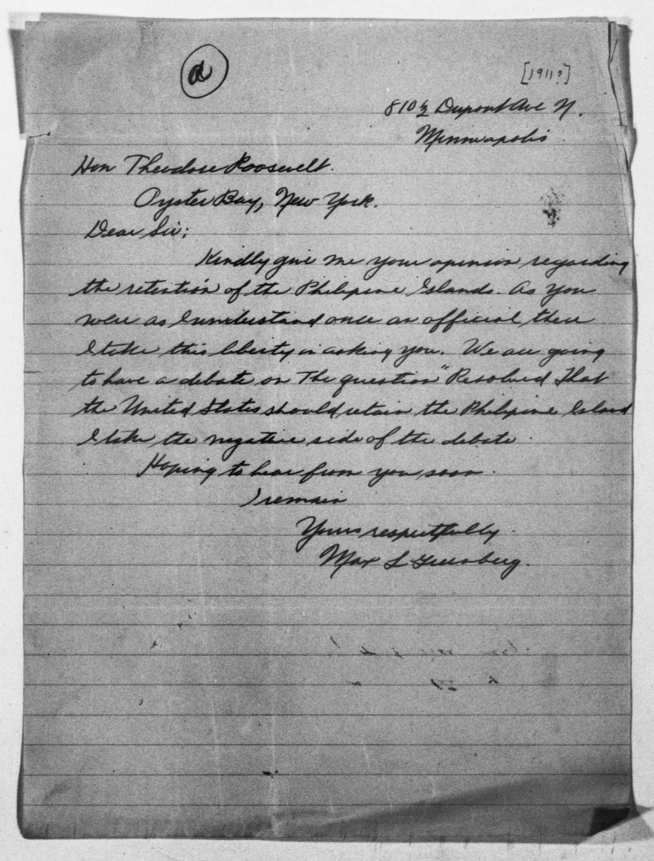 Scanned image of the current content page