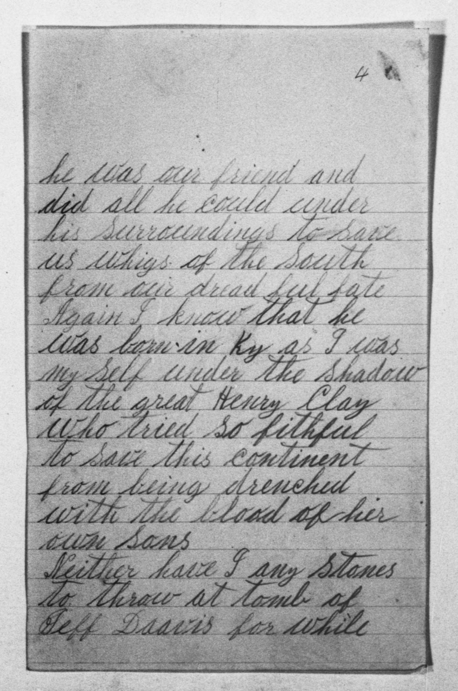 Scanned image of the current content page