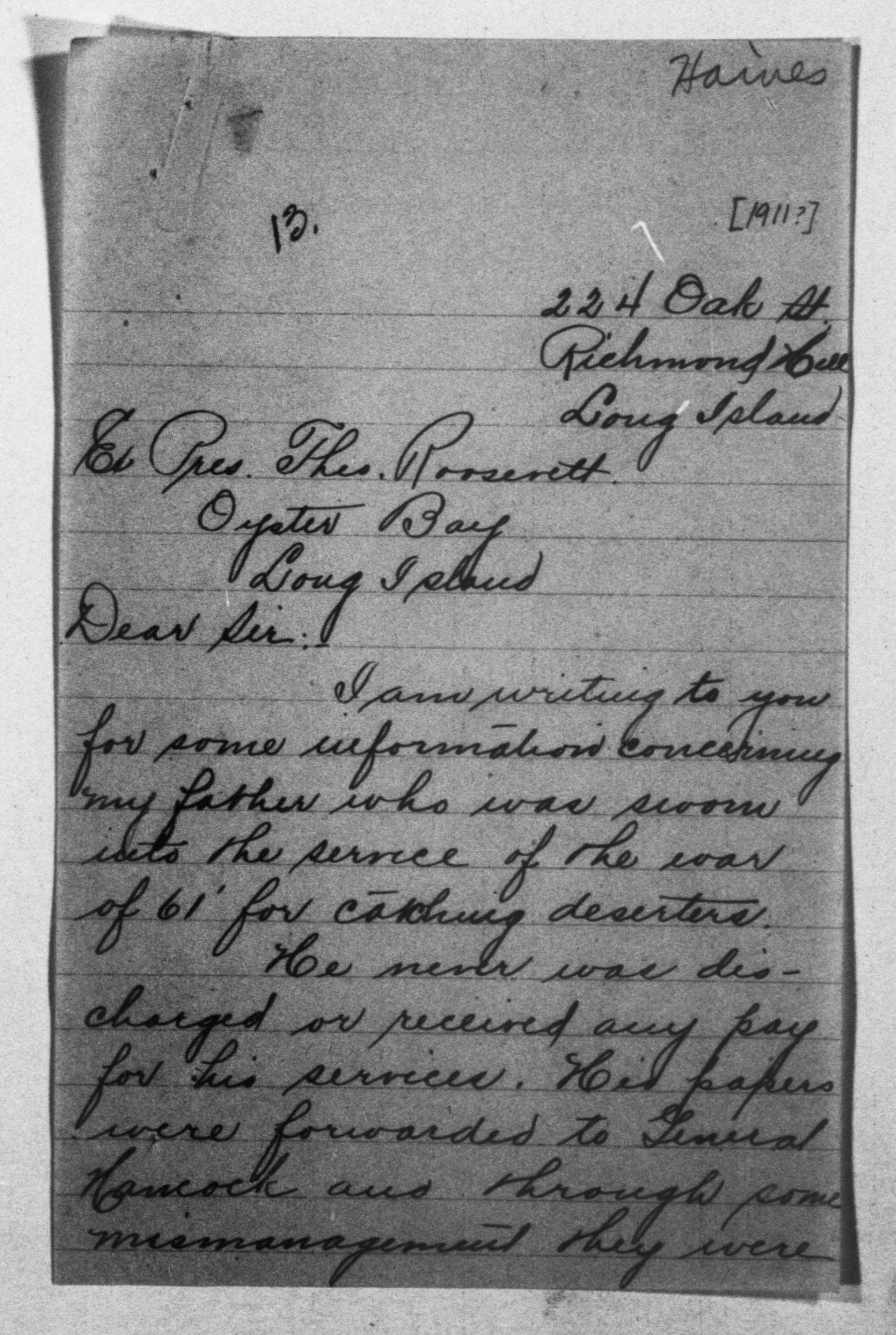 Scanned image of the current content page