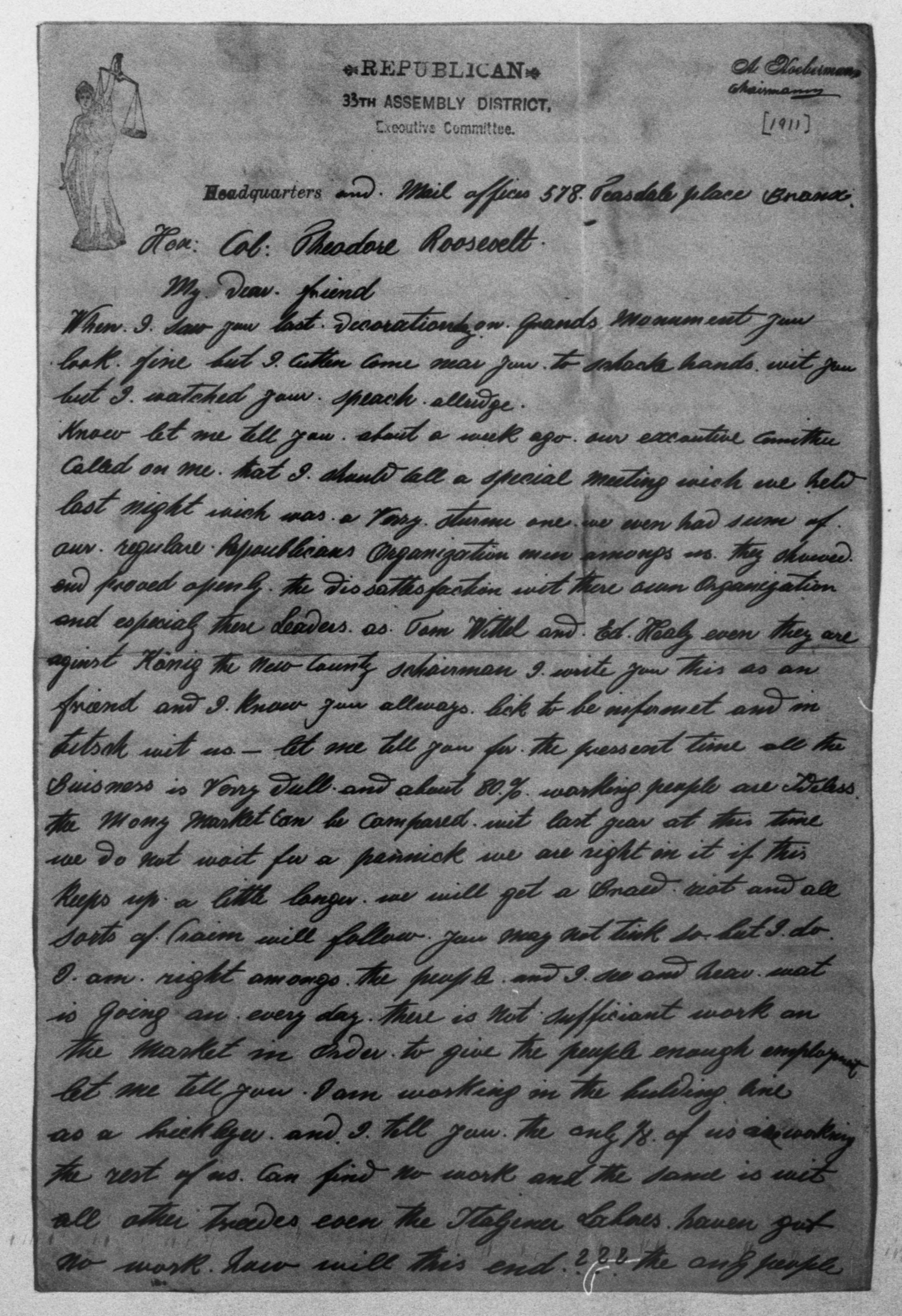 Scanned image of the current content page