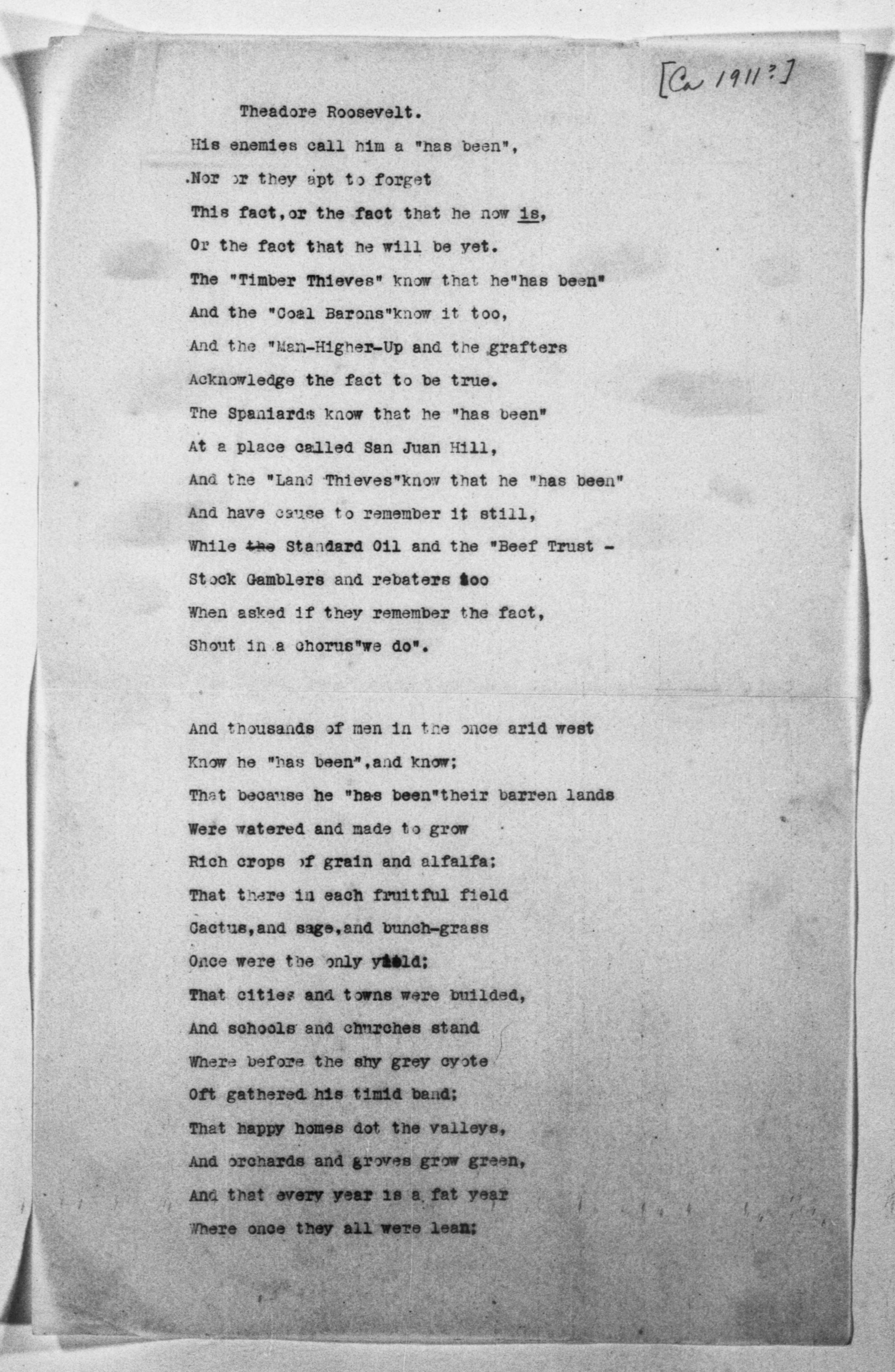 Scanned image of the current content page