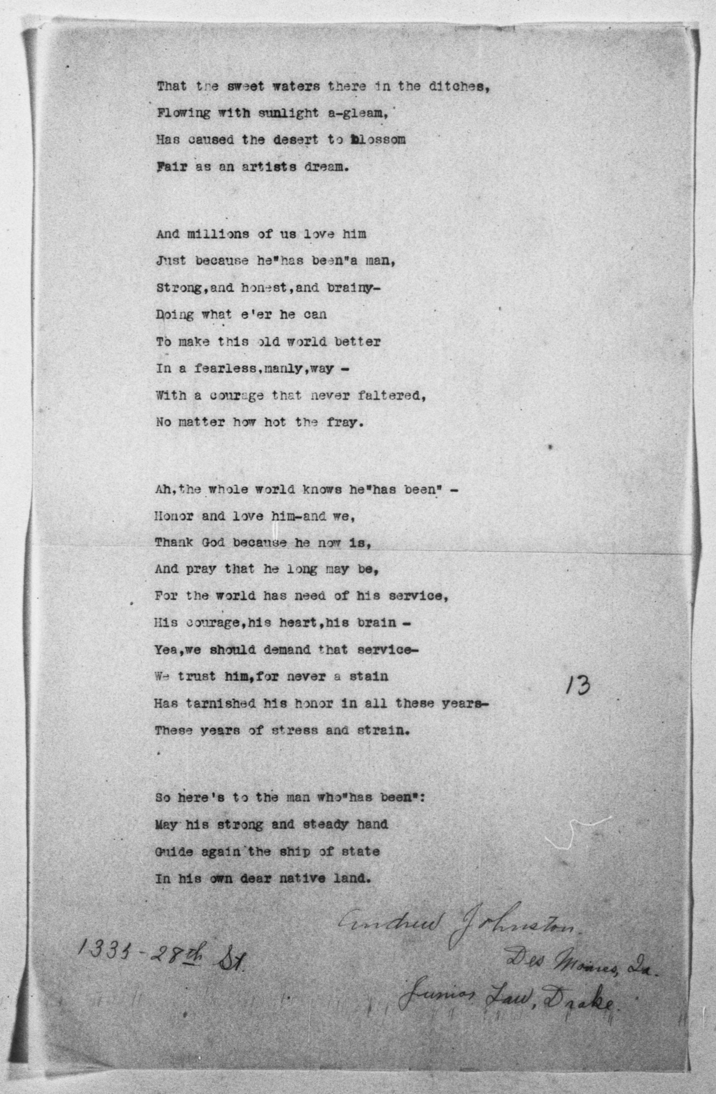 Scanned image of the current content page