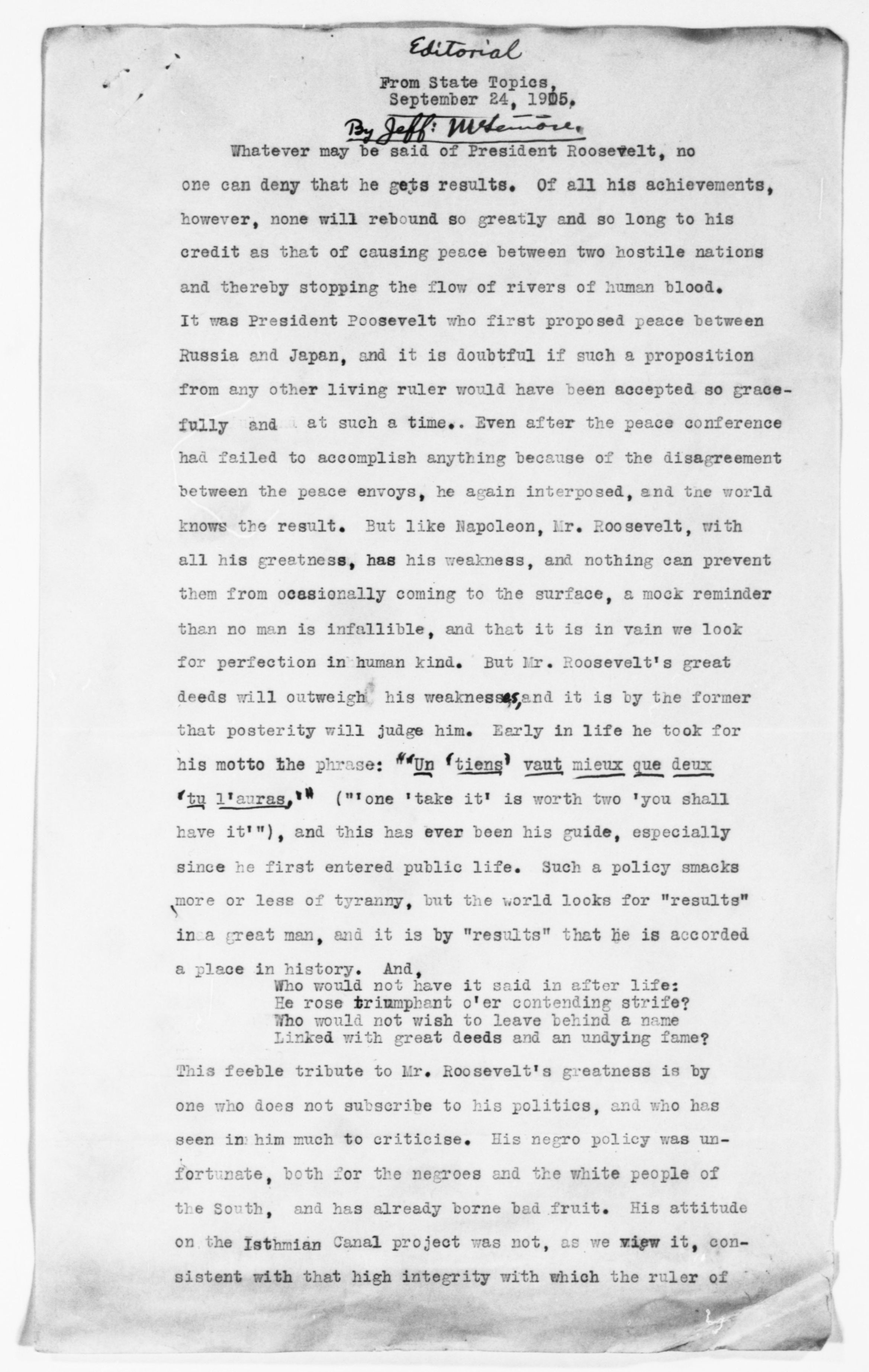 Scanned image of the current content page