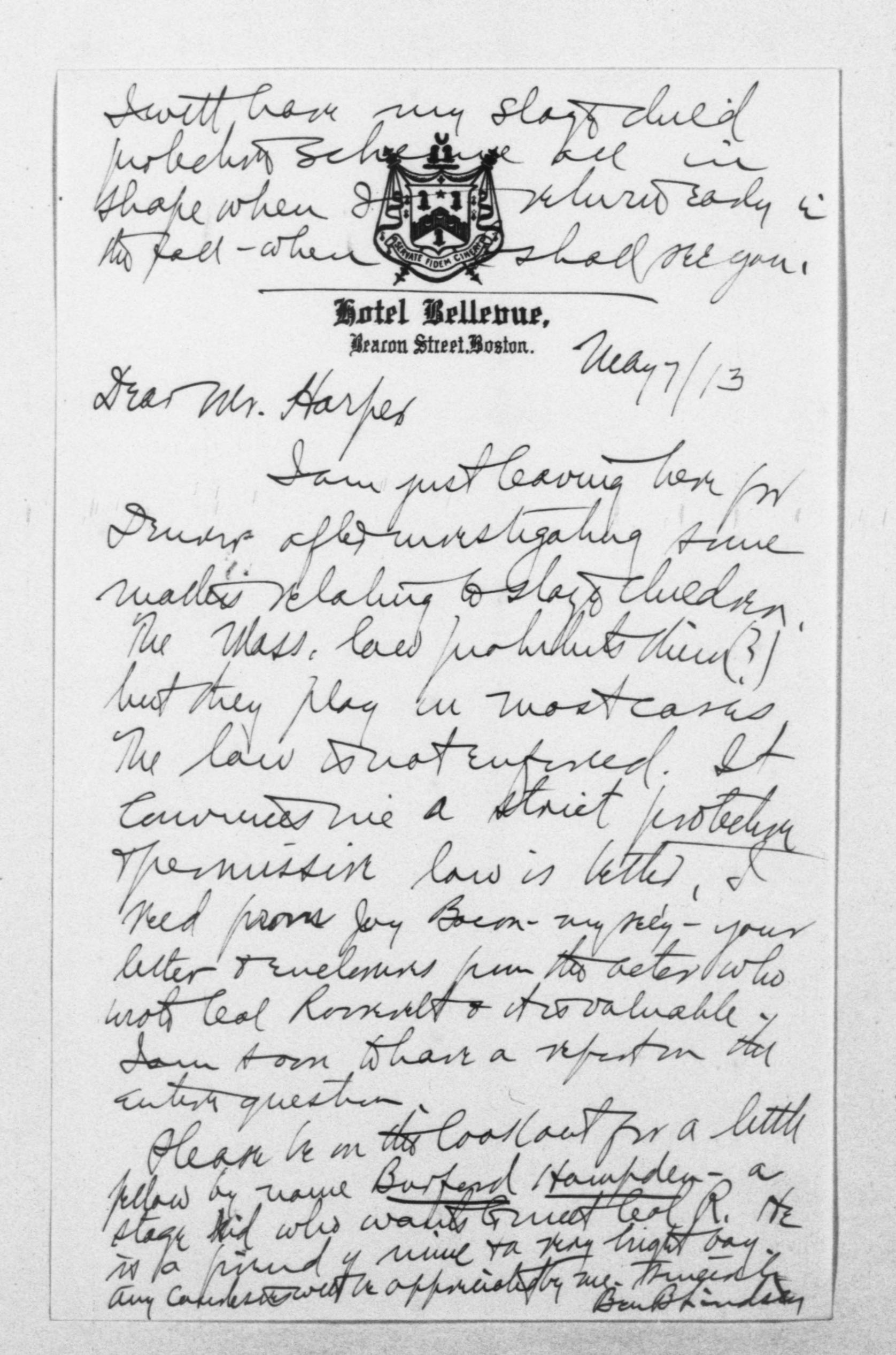 Scanned image of the current content page