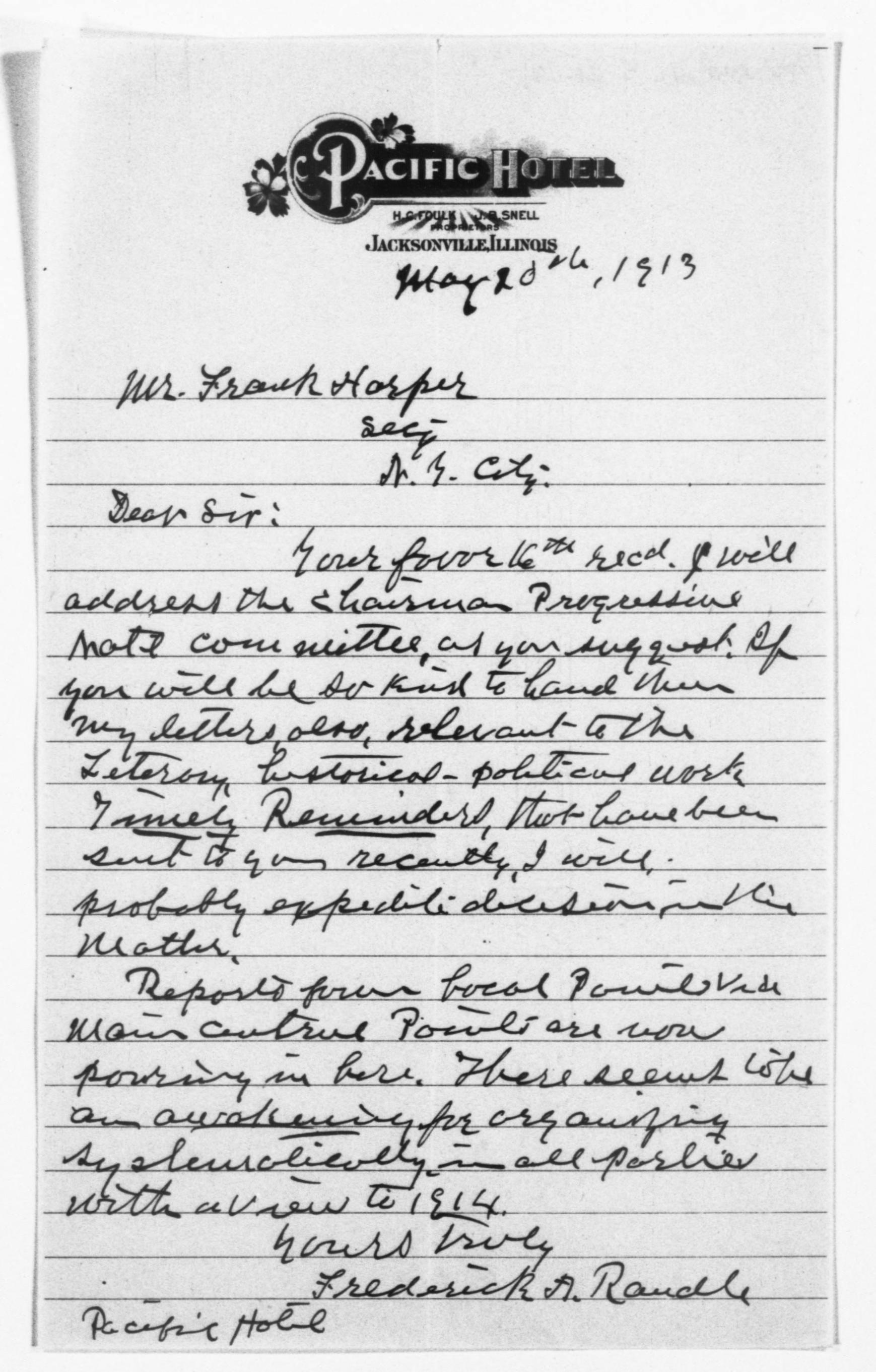 Scanned image of the current content page