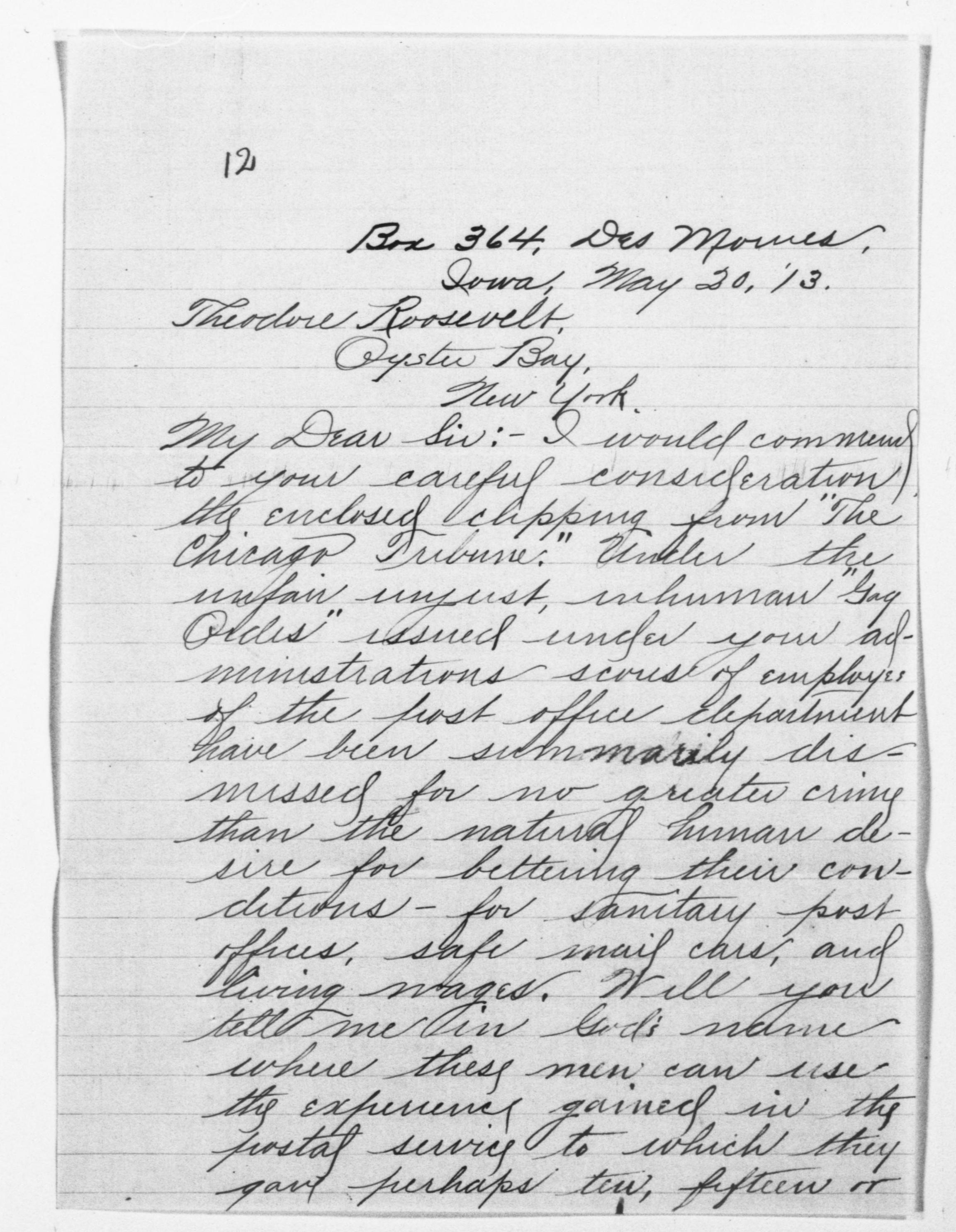 Scanned image of the current content page