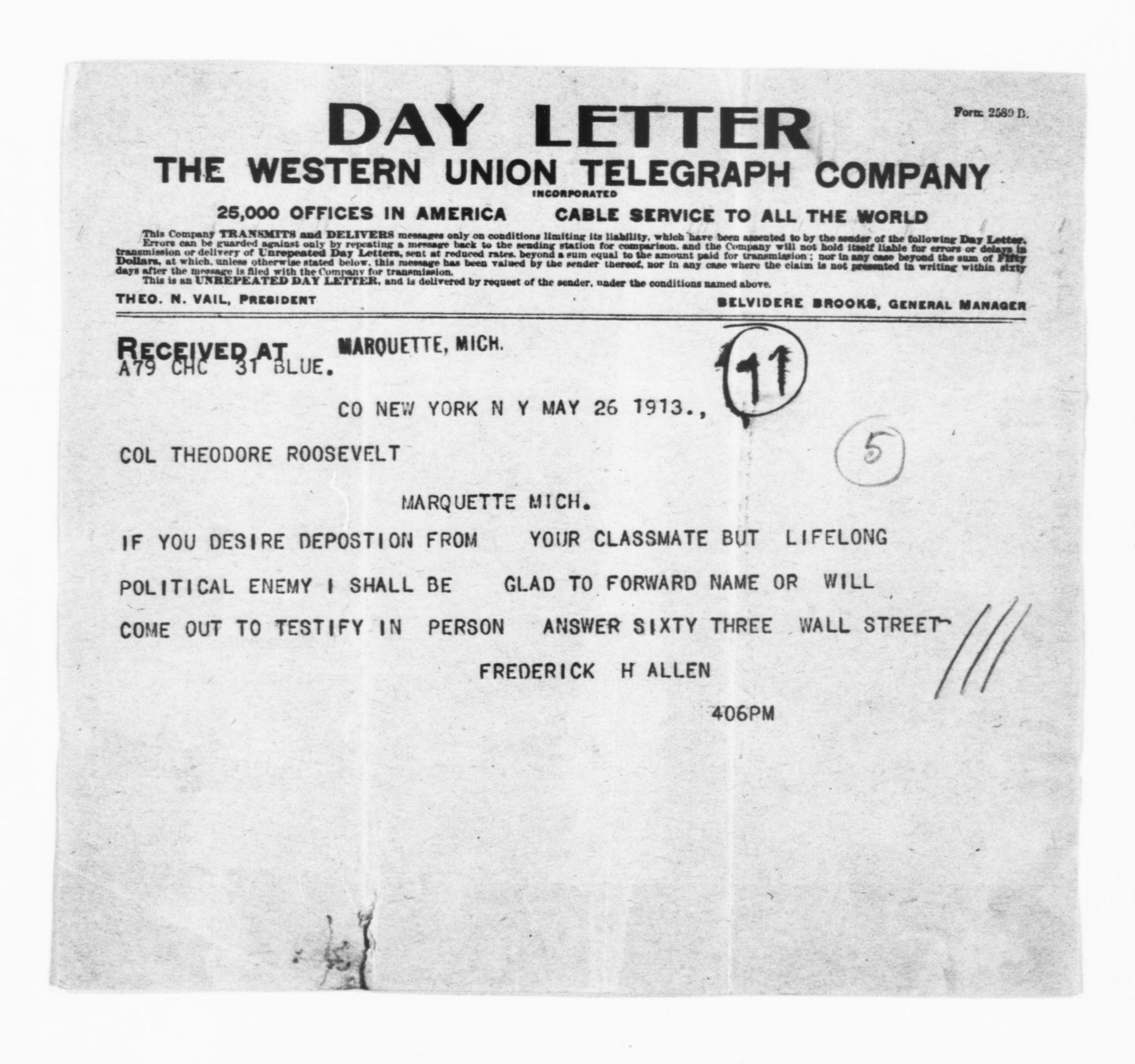 Scanned image of the current content page