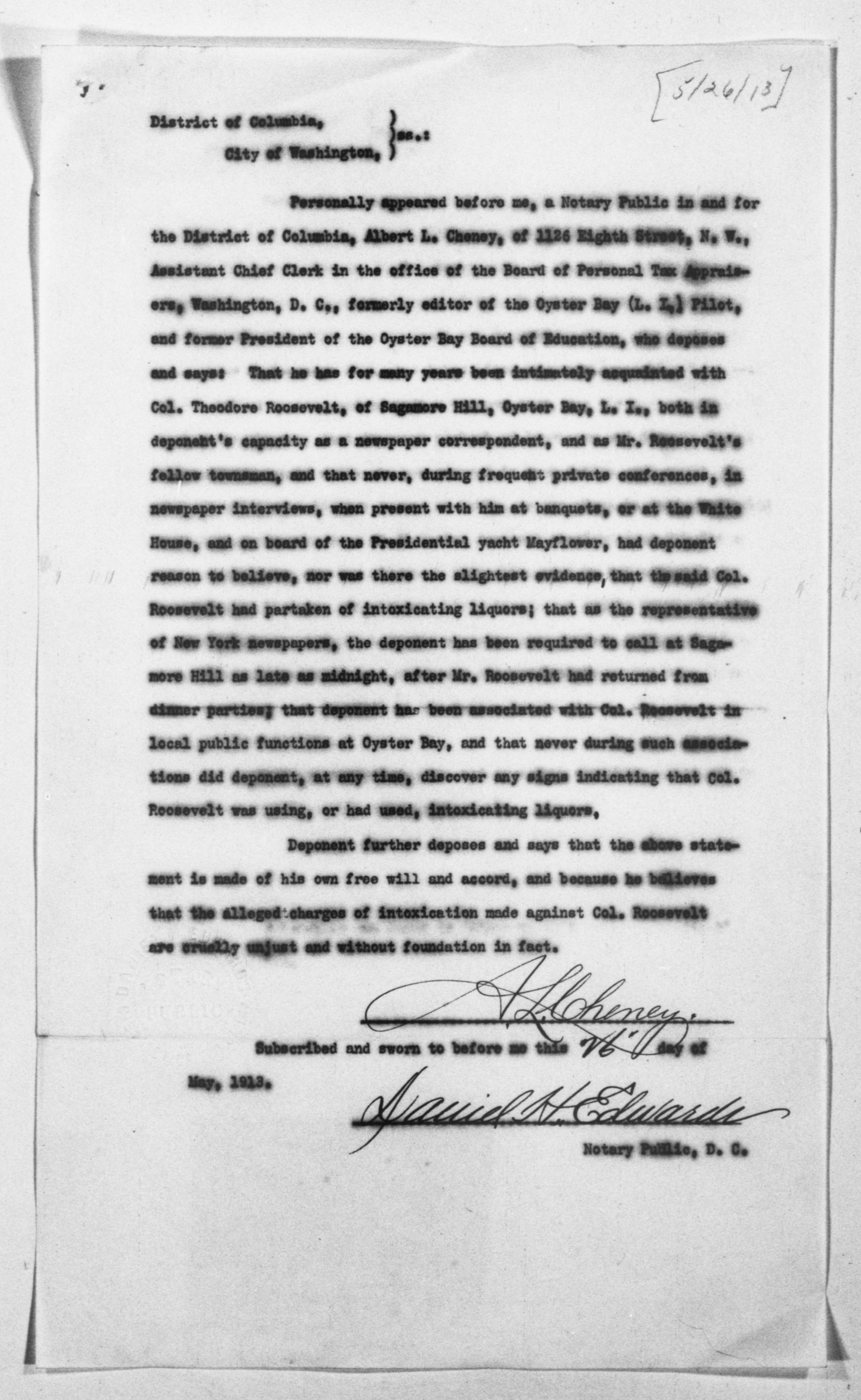 Scanned image of the current content page