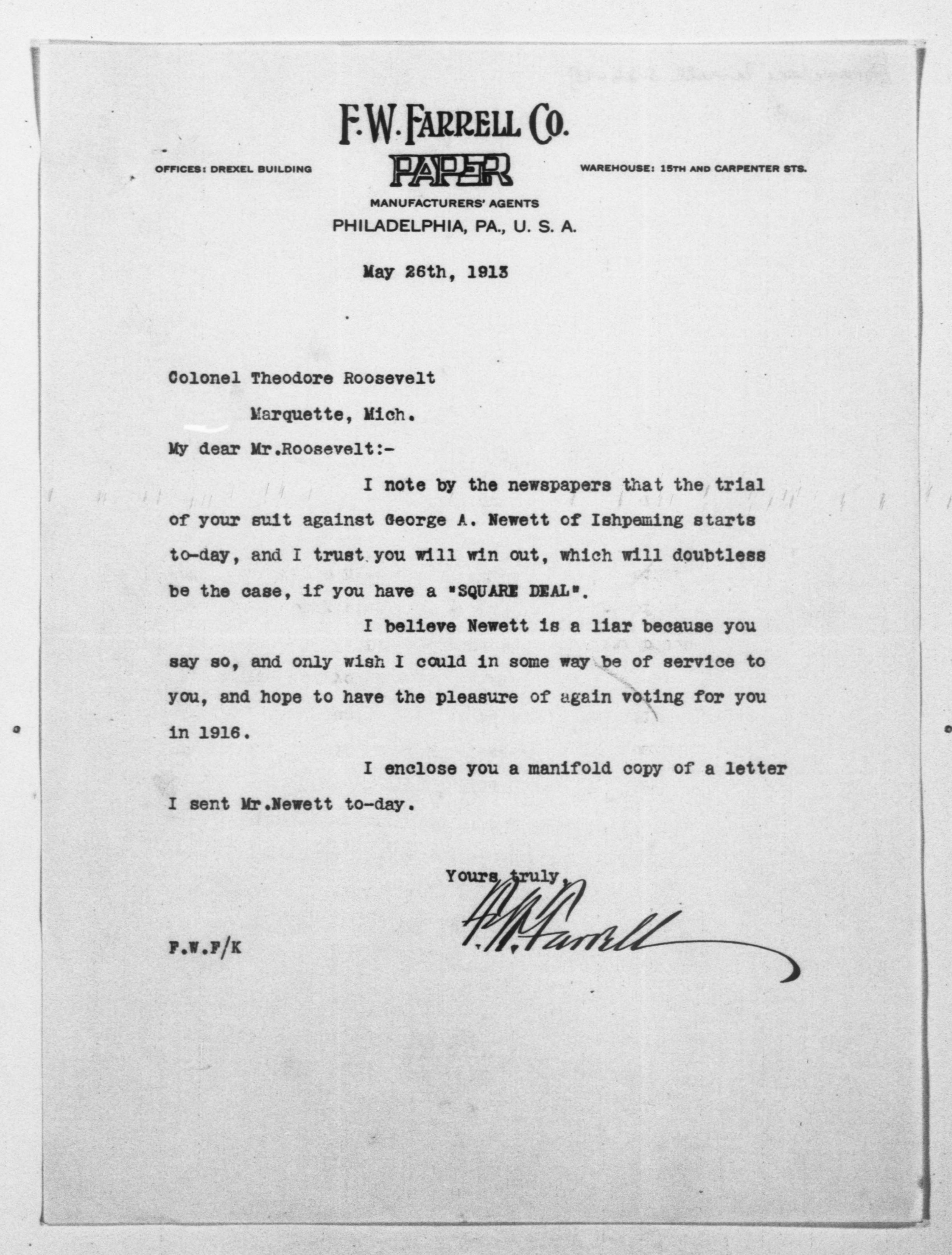 Scanned image of the current content page