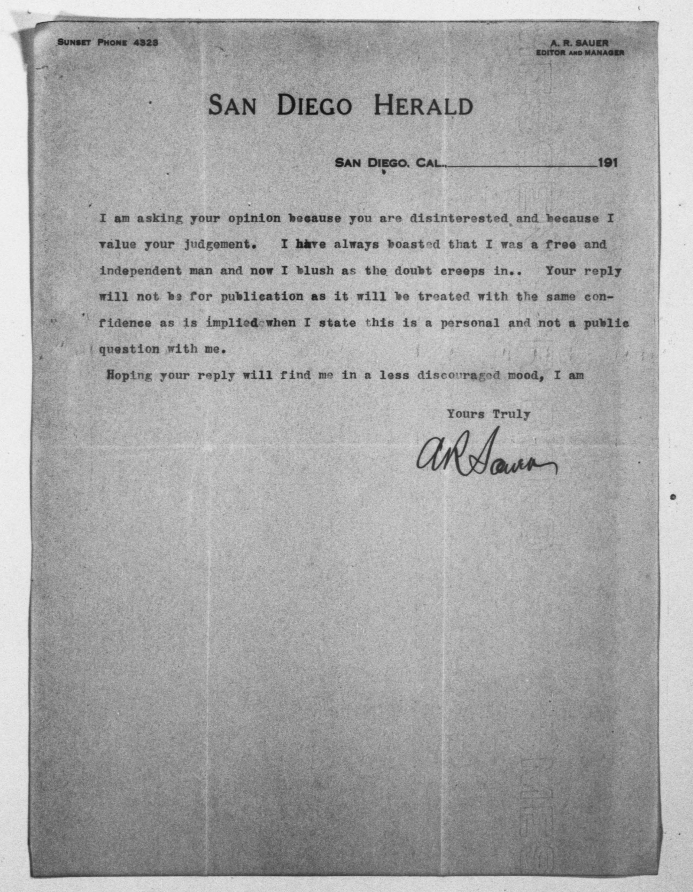 Scanned image of the current content page