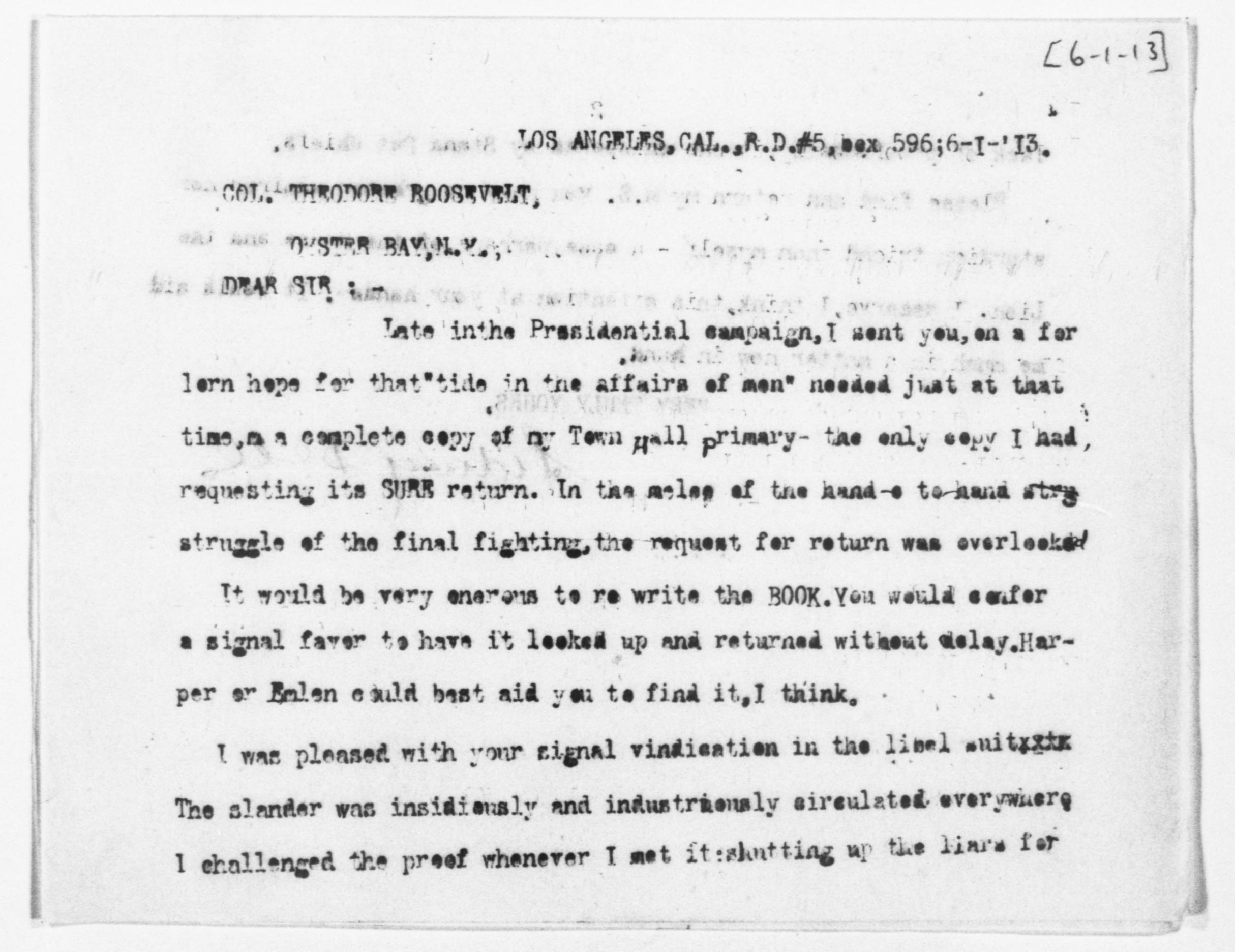 Scanned image of the current content page